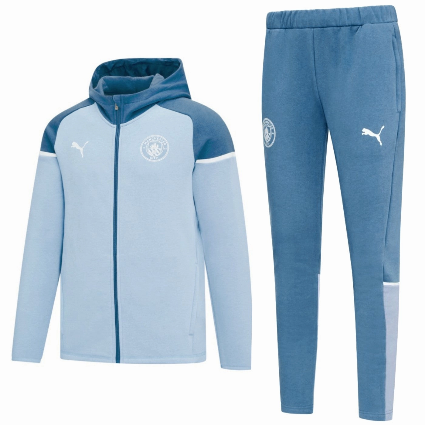Manchester City Casual hooded presentation tracksuit 2023/24 - Puma shoe EcoFriendly Material
