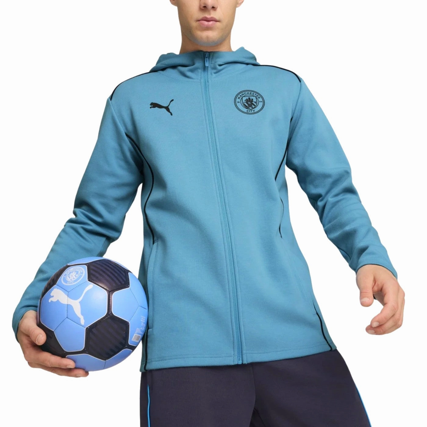 Manchester City Casual hooded presentation tracksuit 2024/25 - Puma Online Shopping AntiSlip Grip