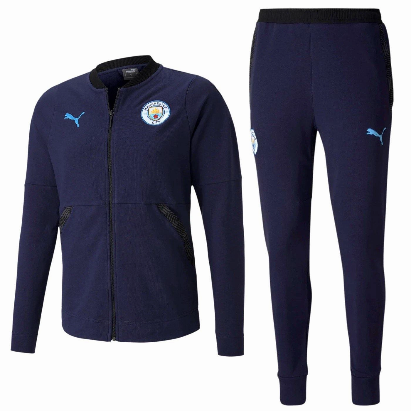 Movement Apparel Manchester City Casual presentation Soccer tracksuit 2020/21 - Puma