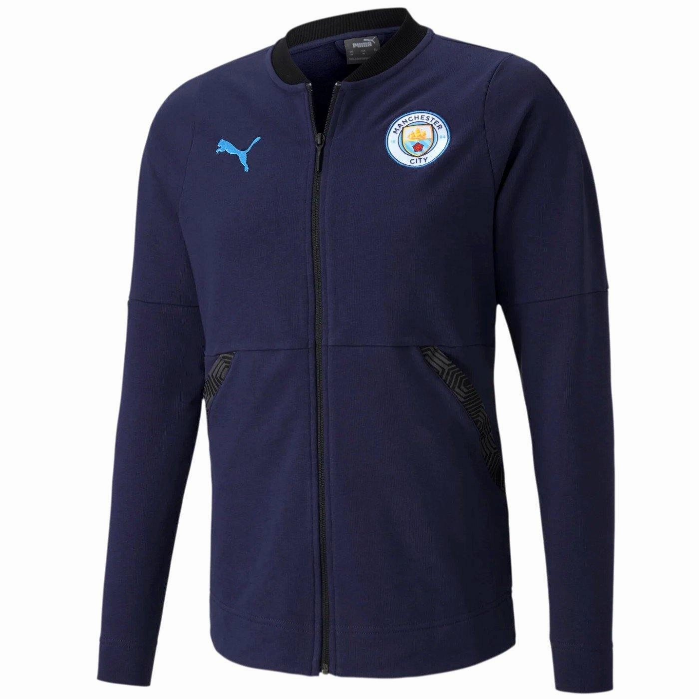 Manchester City Casual presentation Soccer tracksuit 2020/21 - Puma Max Flexibility