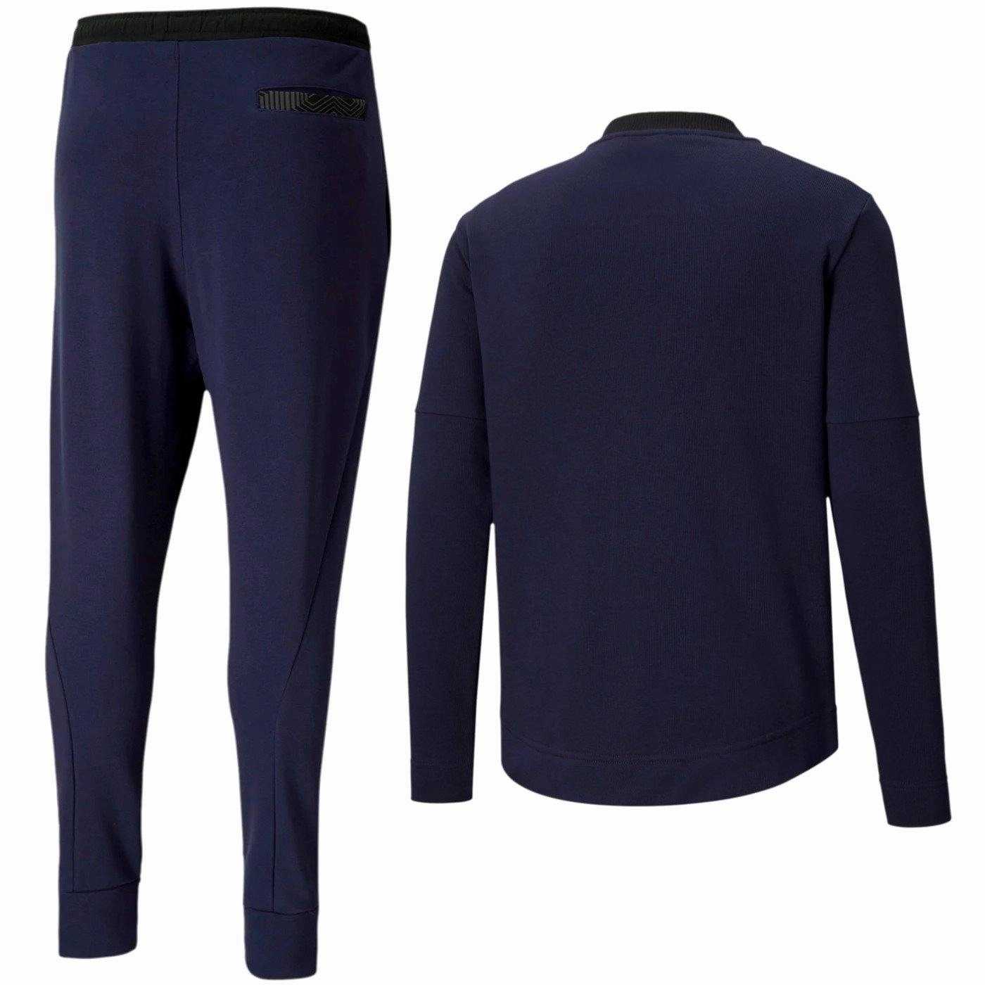 Manchester City Casual presentation Soccer tracksuit 2020/21 - Puma workout wear