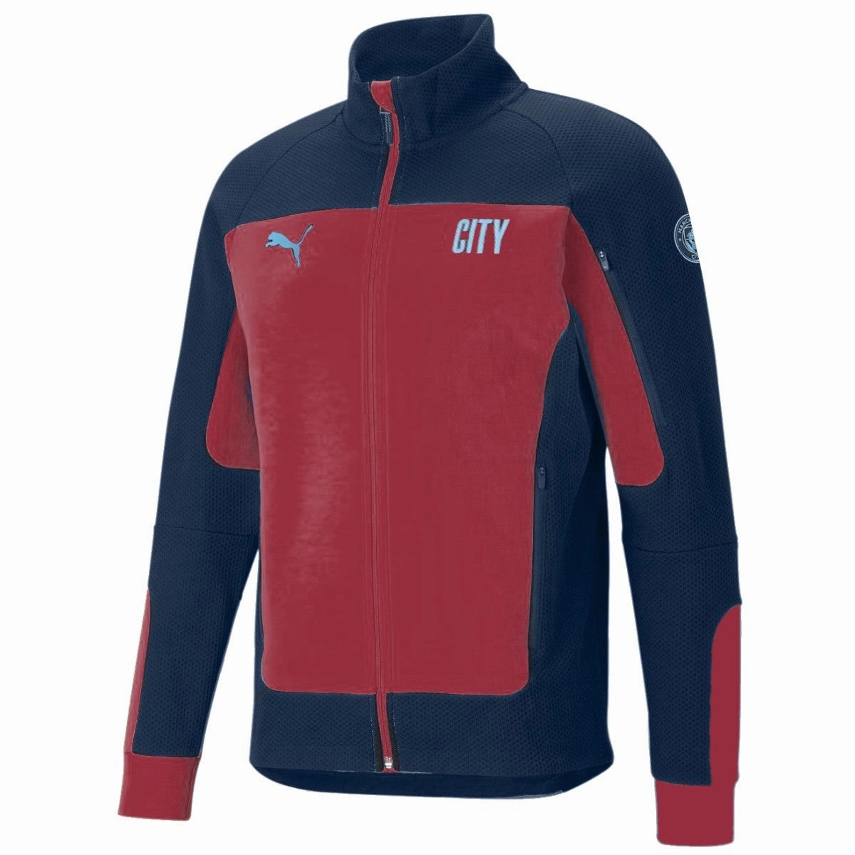 hair salon intelligent Manchester City Evostripe presentation tracksuit 2021 red - Puma