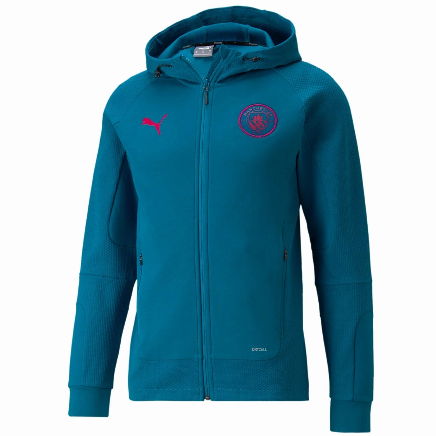 Manchester City hooded Casual presentation tracksuit 2022 - Puma WaterResistantTrim AbrasionResistantSurfaces