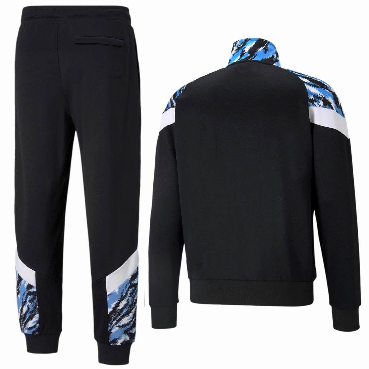 Manchester City Iconic Fans presentation Soccer tracksuit 2021 - Puma GripperTapeDetails