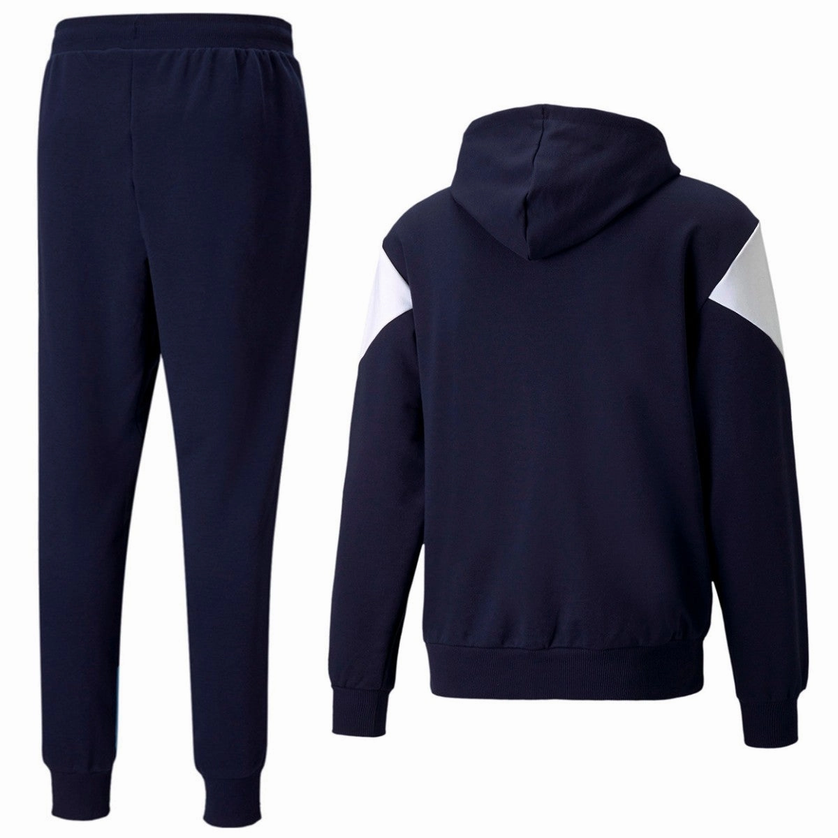 Manchester City navy Casual Fans presentation tracksuit 2021/22 - Puma SeamFreeErgonomics NonChafingSeams