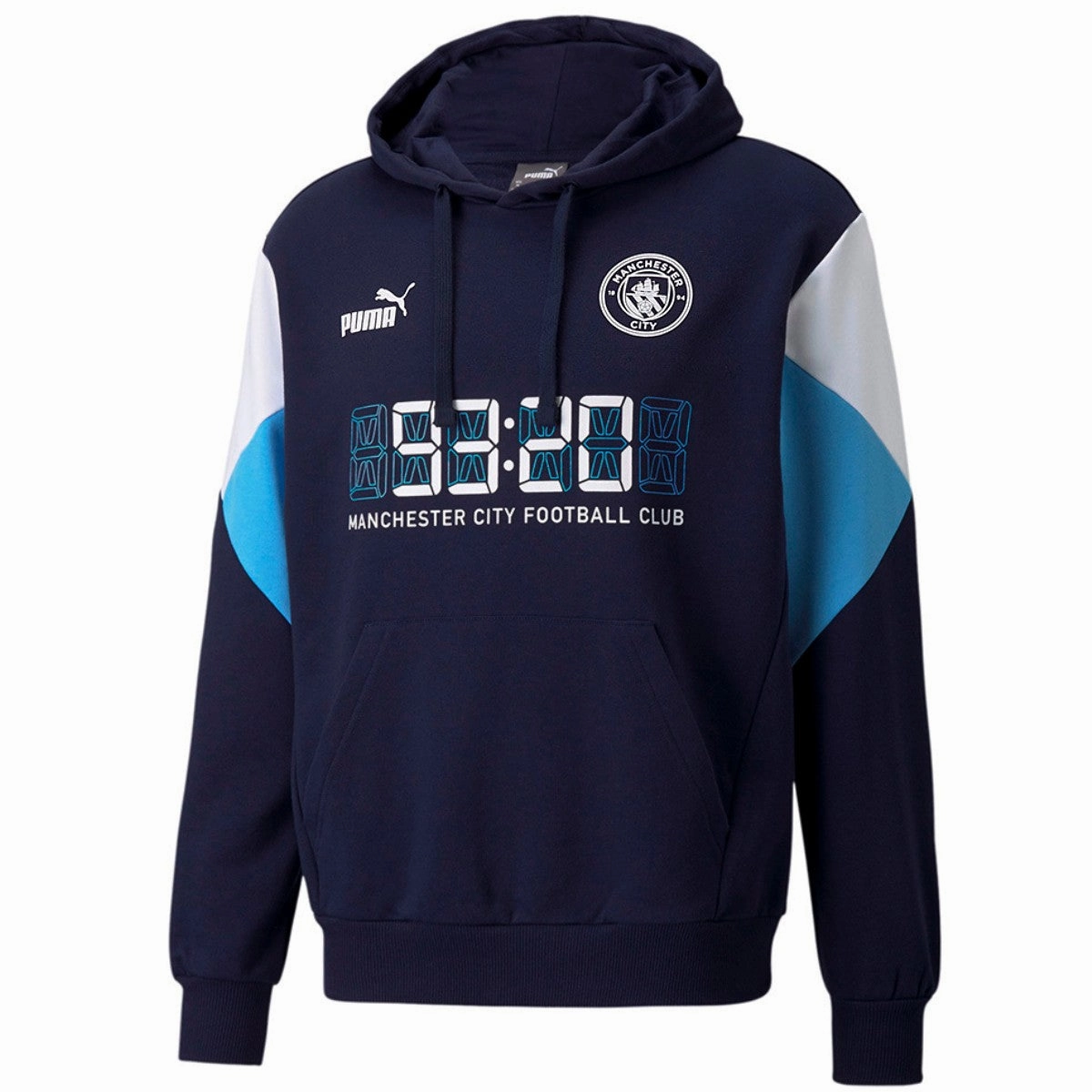 Manchester City navy Casual Fans presentation tracksuit 2021/22 - Puma glasses venue