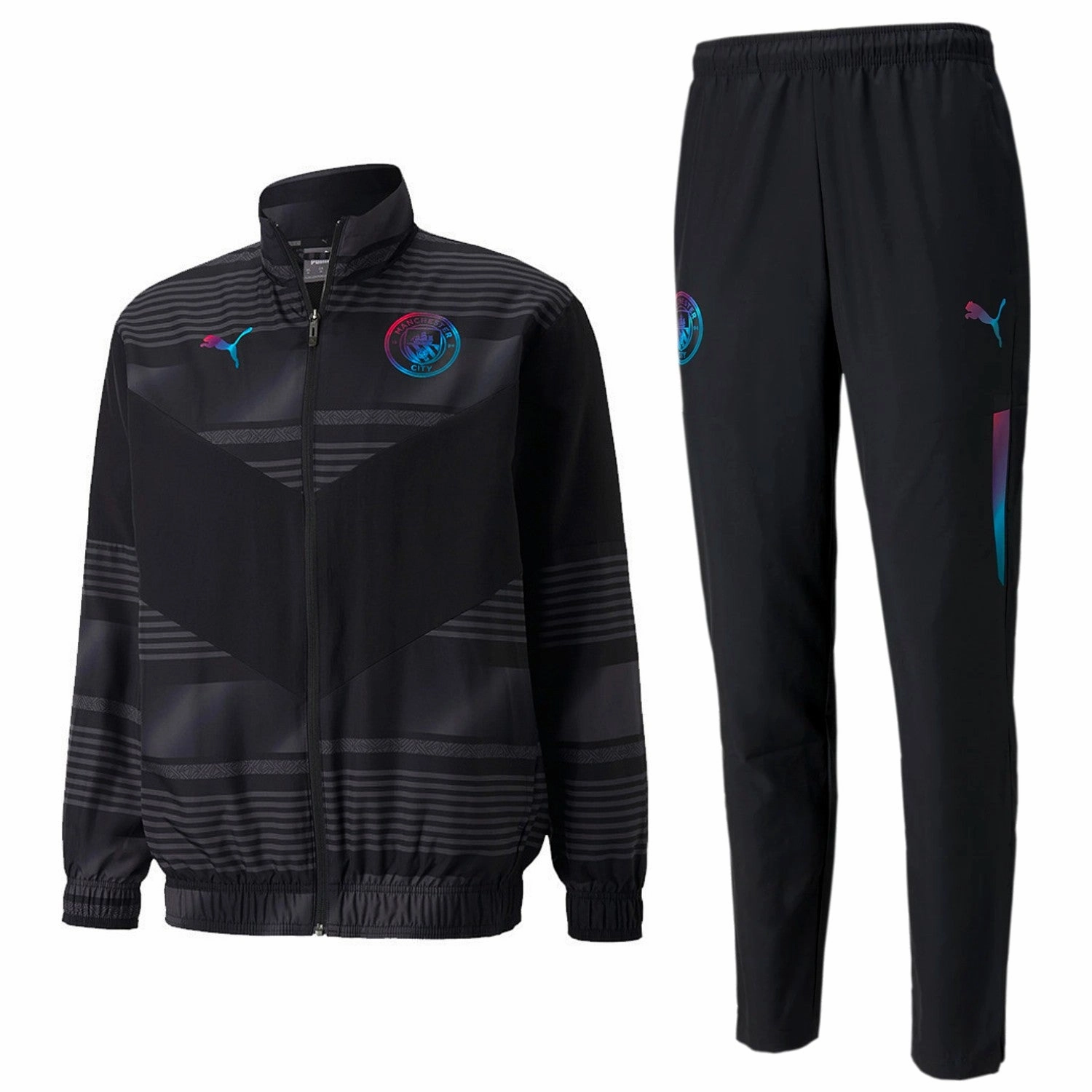 manicure Manchester City pre-match woven presentation tracksuit 2022 - Puma