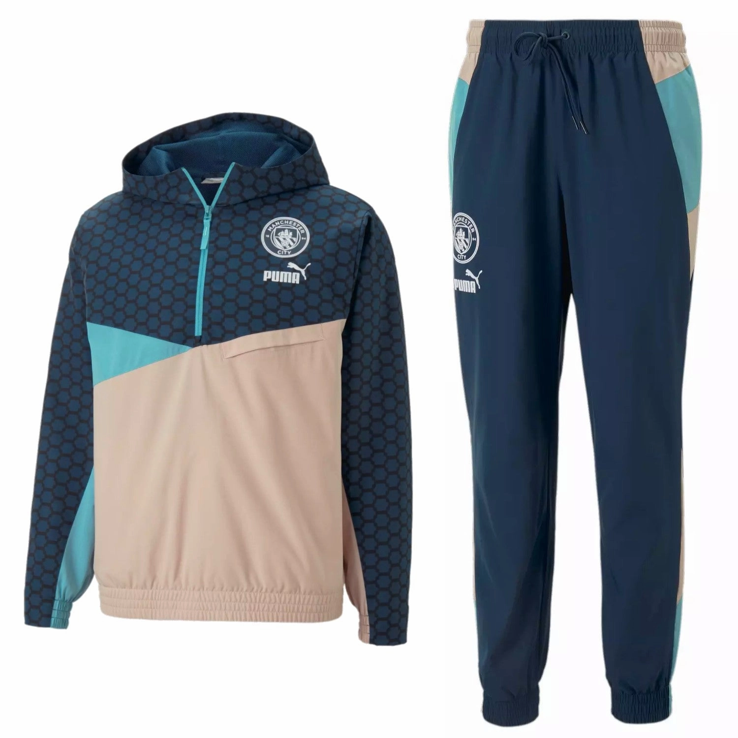 aesthetics Stylish Gear Manchester City streetwear woven presentation tracksuit 2023 - Puma