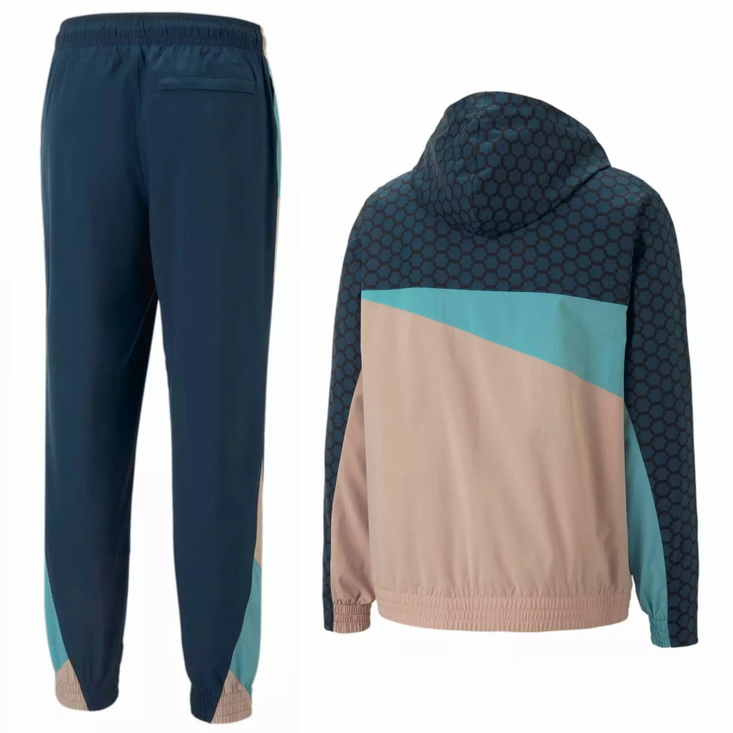 Manchester City streetwear woven presentation tracksuit 2023 - Puma Lightweight Compression Design