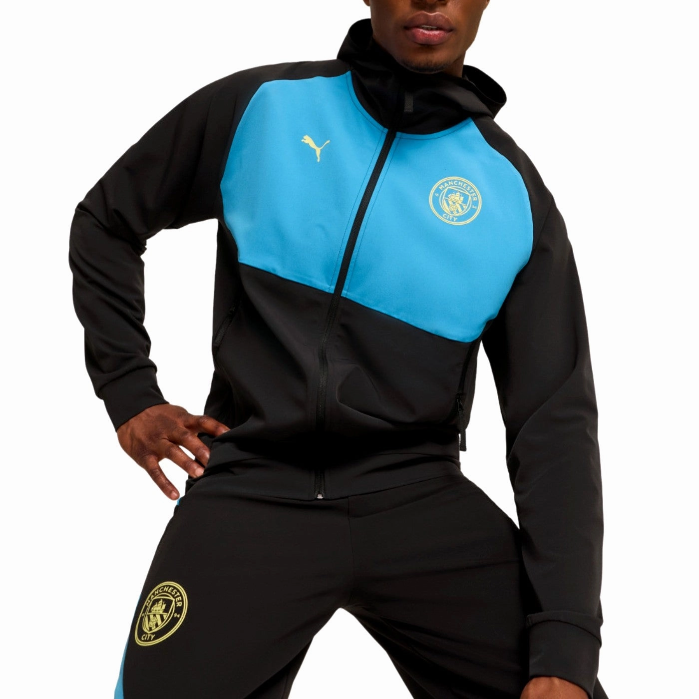Manchester City woven presentation soccer tracksuit 2024/25 - Puma ReflectiveSafetyDetails