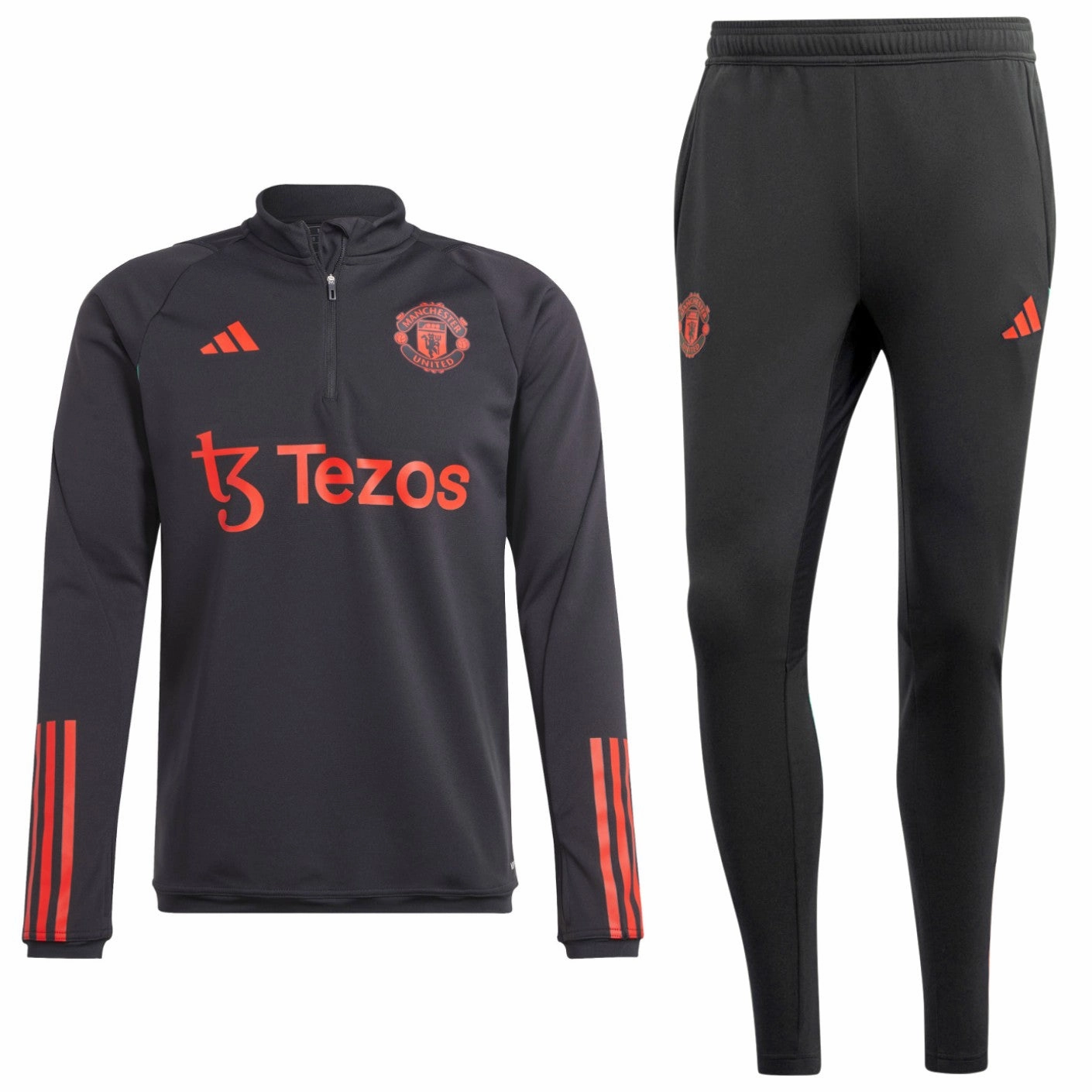 Taste Manchester United black training technical tracksuit 2023/24 - Adidas