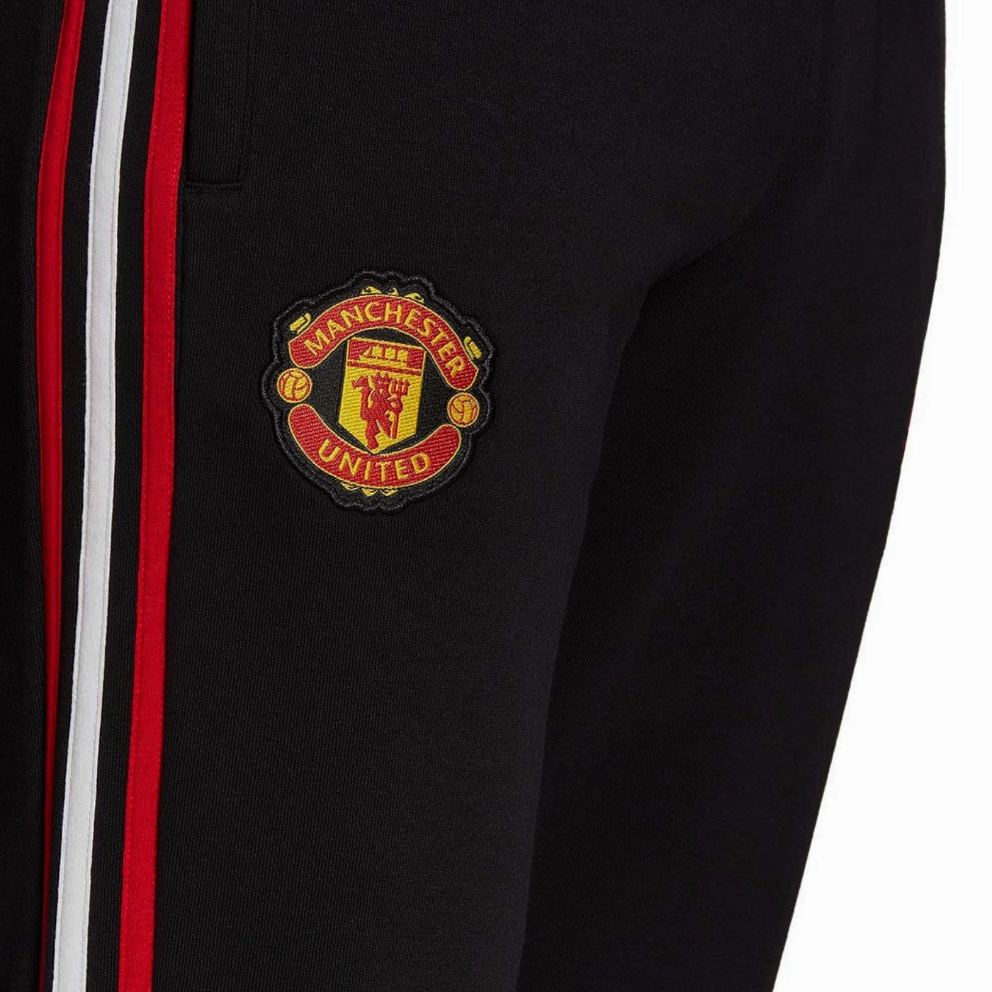Manchester United Casual 3S black hooded tracksuit 2022/23 - Adidas MovementOptimized sci-fi