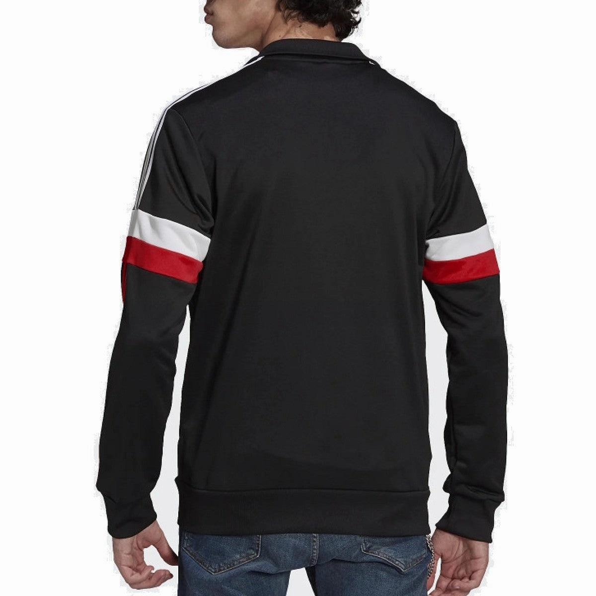 titanium comfort venue Manchester United Casual 3S black presentation tracksuit 2021/22 - Adidas