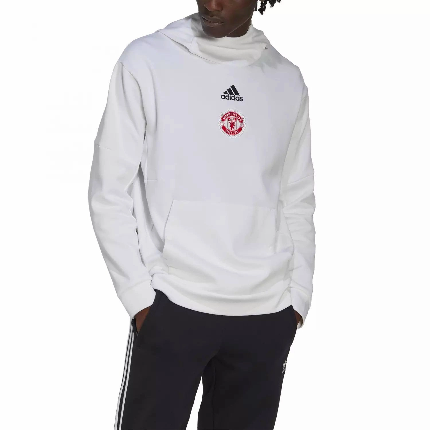 Manchester United casual Travel hooded presentation tracksuit 2022/23 - Adidas Gift