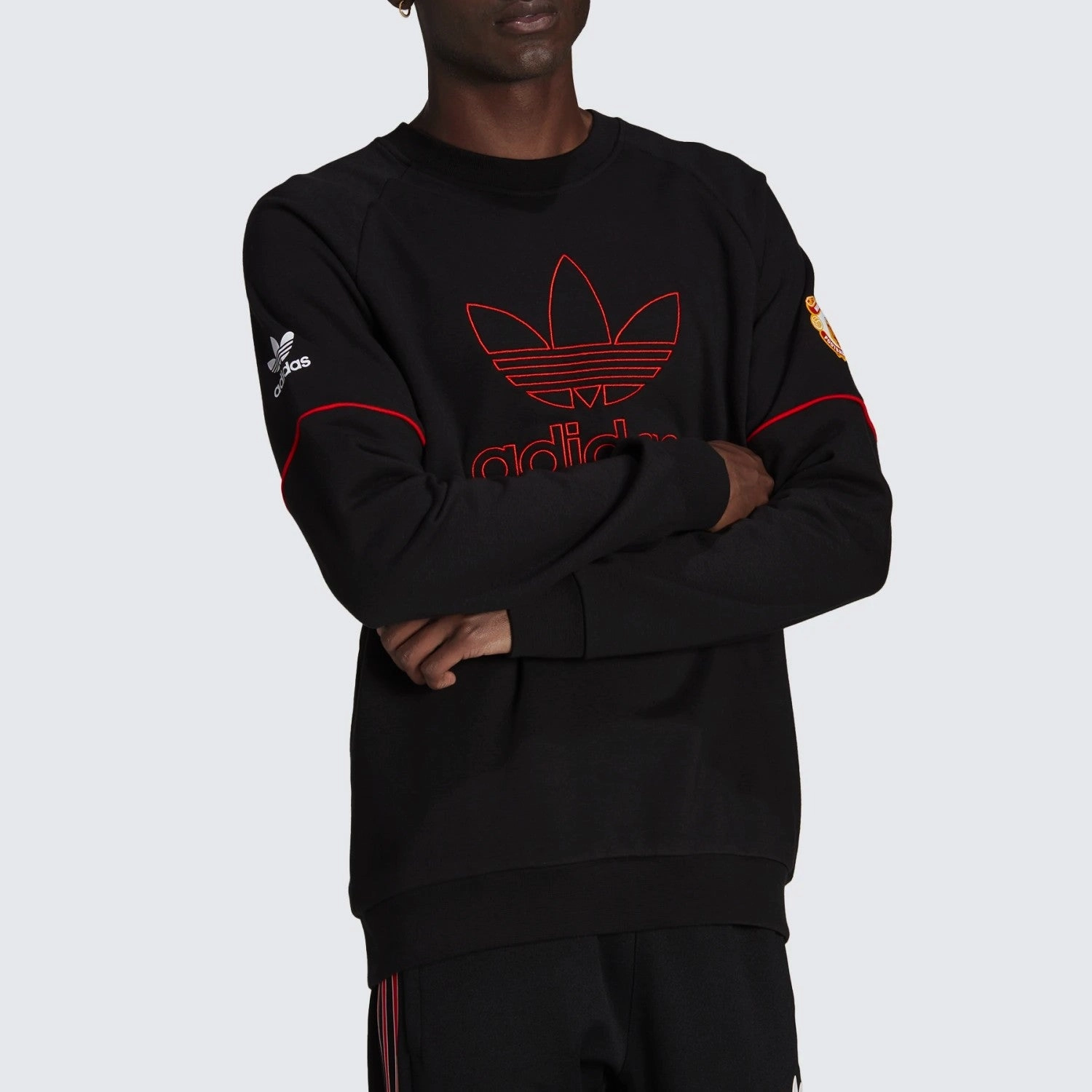 Manchester United crew Originals presentation tracksuit 2022 - Adidas Comfort Apparel