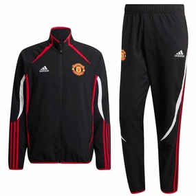 Manchester United retro woven presentation tracksuit 2022 - Adidas arena