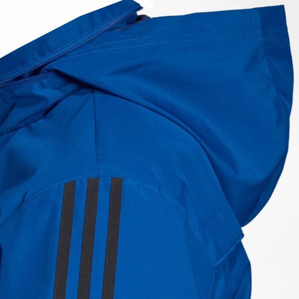 glove Anti-fungal Manchester United soccer blue training rain jacket 2019/20 - Adidas
