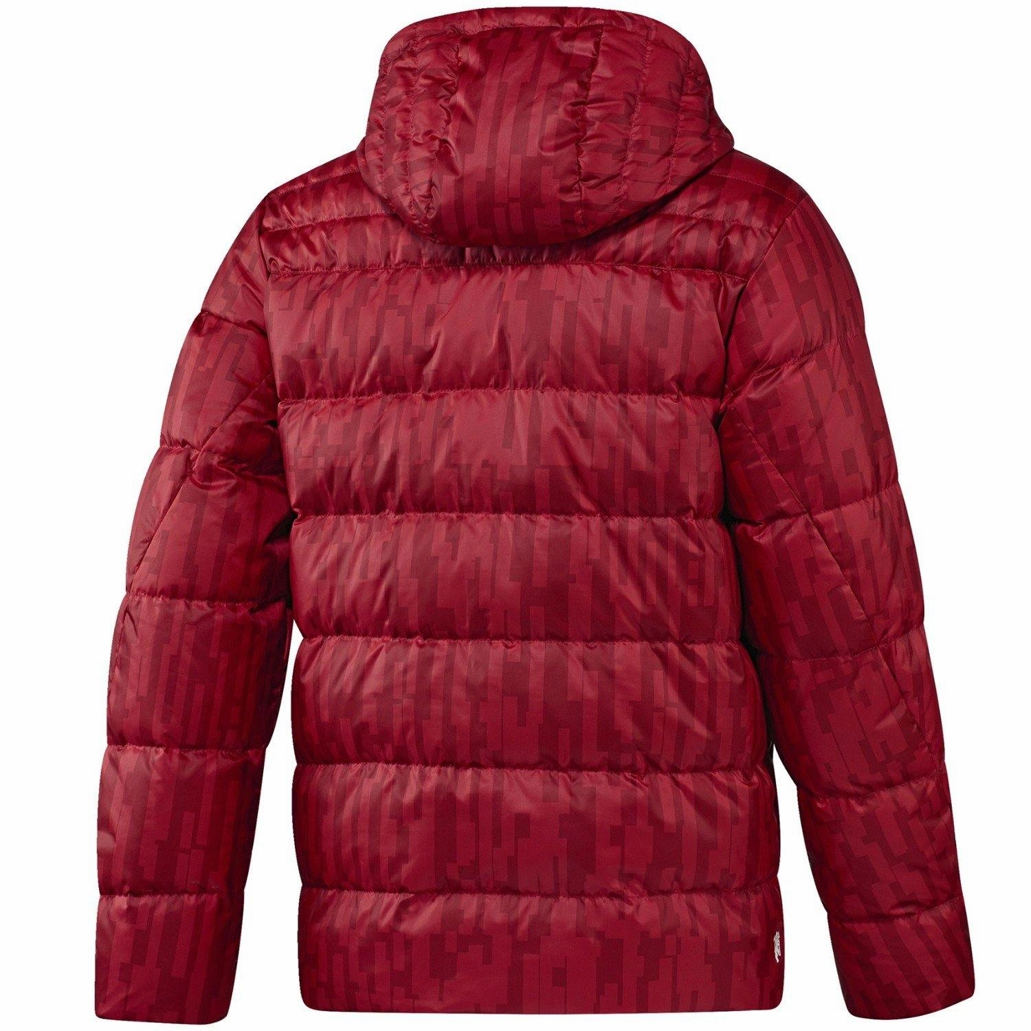 MoistureWickingMaterials Manchester United soccer red training bench padded jacket 2017/18 - Adidas