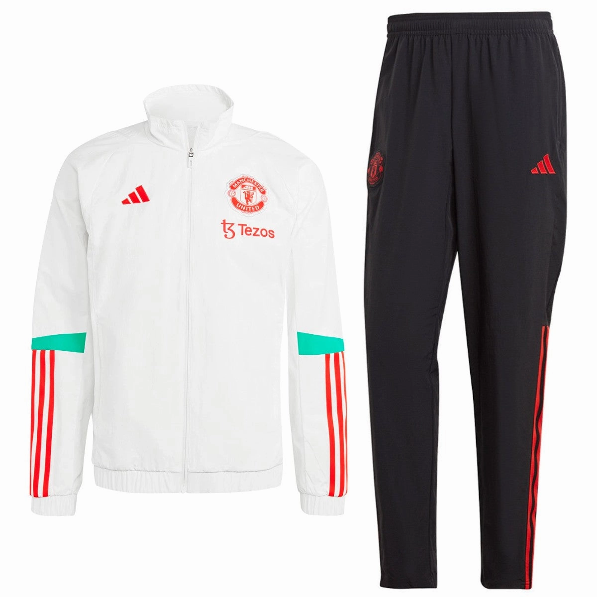 All-Day Wear vintage Manchester United training presentation Soccer tracksuit 2023/24 - Adidas
