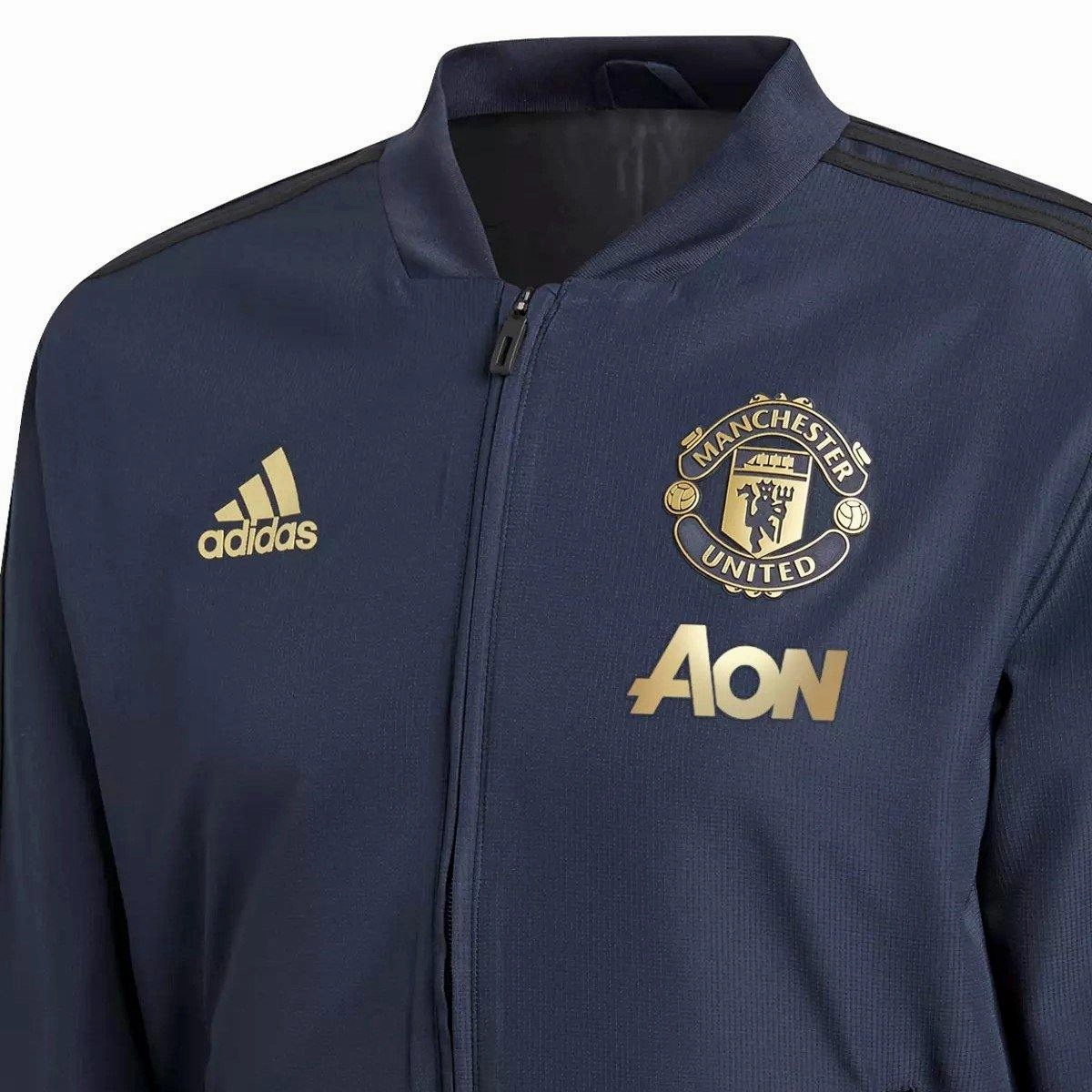 Manchester United training presentation soccer tracksuit UCL 2018/19 - Adidas polish