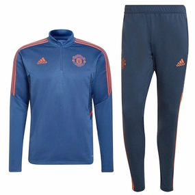 Traction Enhancement Pattern stadium Manchester United training technical soccer tracksuit 2022/23 - Adidas