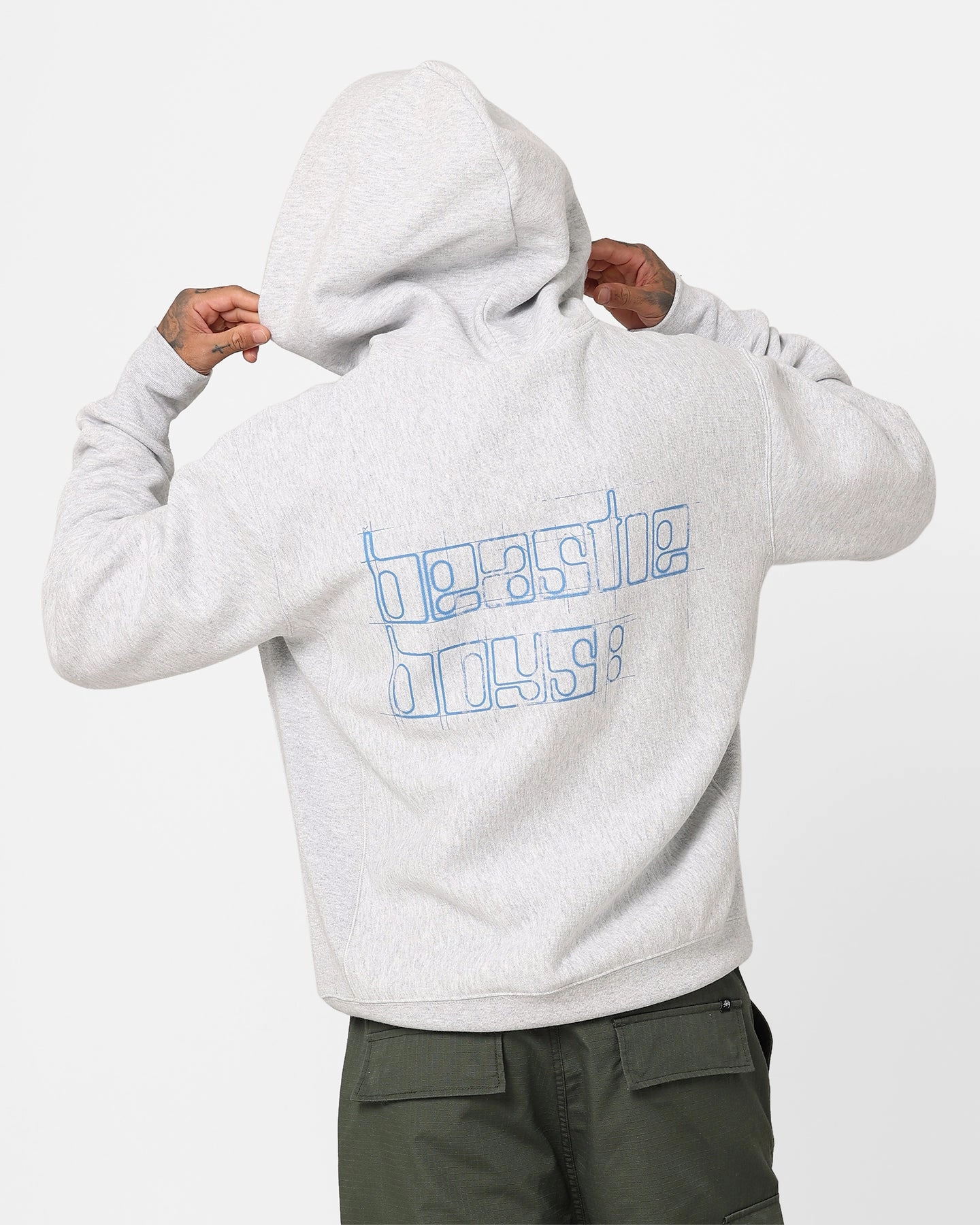 shopping PaddedShoulders Champion X Beastie Boys Logo Hoodie Oxford Heather
