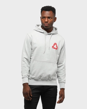 PALACE FLOCKA P3 HOOD GREY MARLE Moisture Wicking Lining