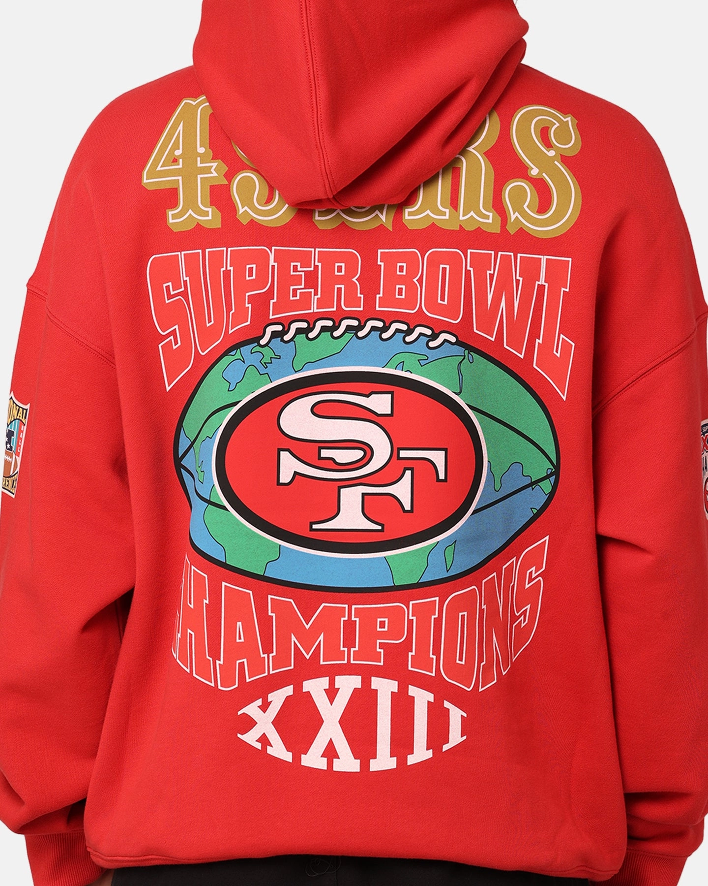 Solution Mitchell & Ness San Francisco 49ers Super Bowl World Hoodie Faded Red