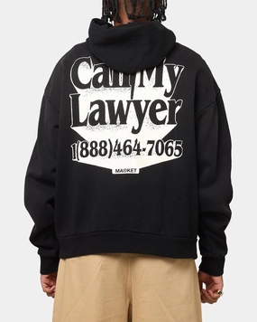 Market Call My Lawyer 3D Hoodie Black Lion like College Essential