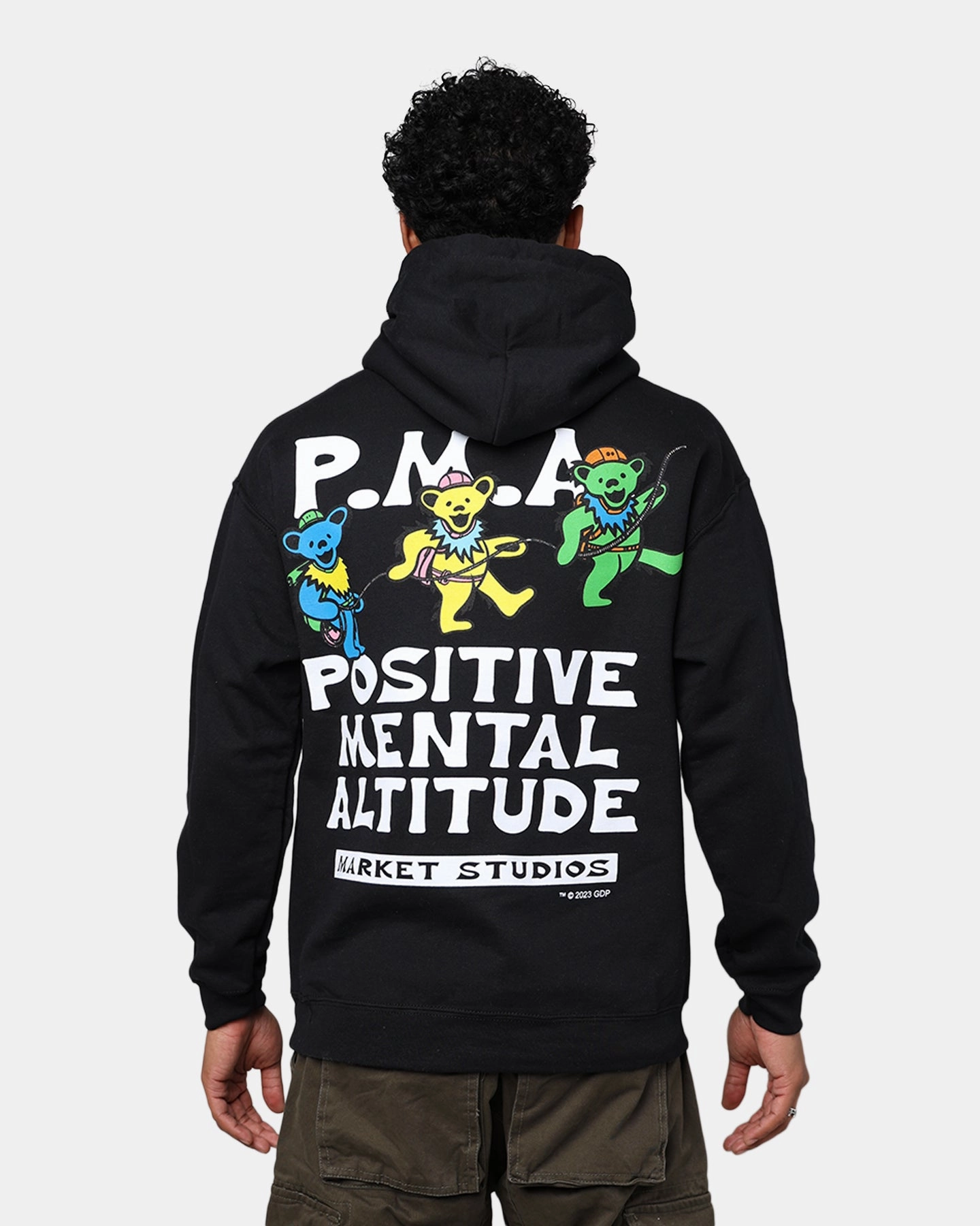 Comfort Fit practice session MARKET X Grateful Dead PMA Hoodie Black