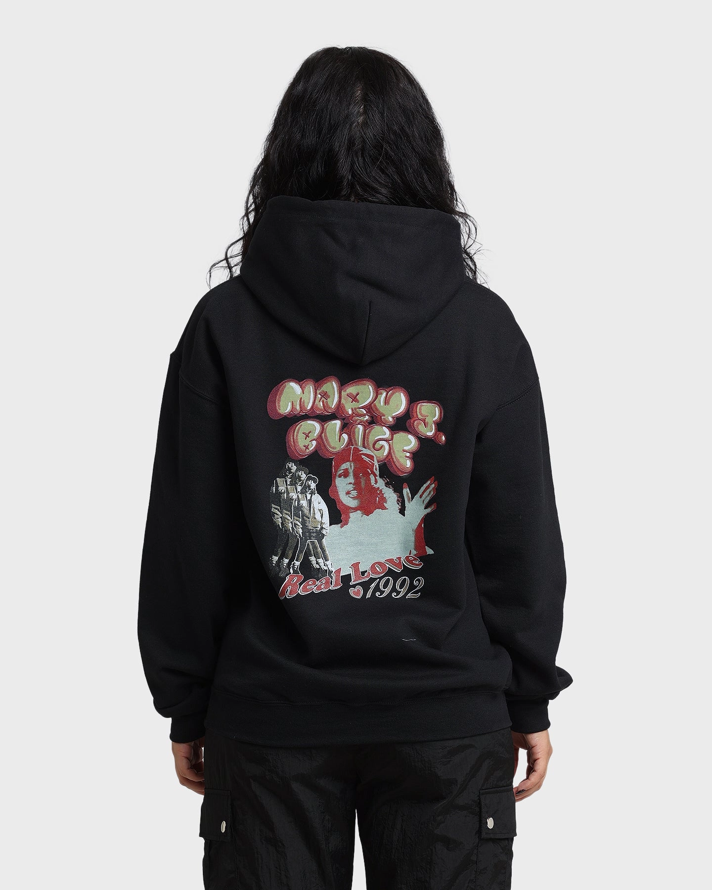 Respect Mary J Blige Real Love 1992 Hoodie Black
