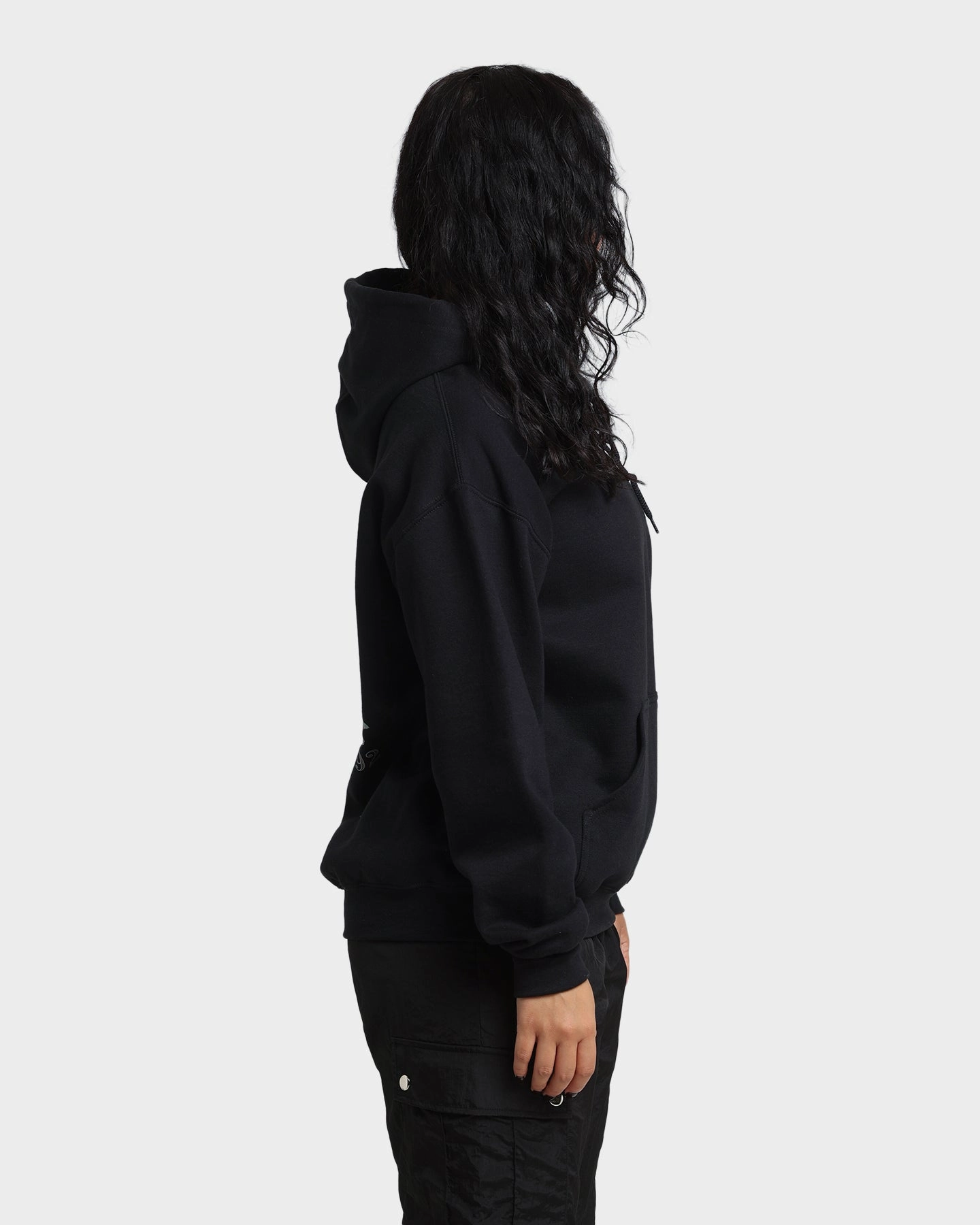 Mary J Blige Real Love 1992 Hoodie Black Low Profile Fasteners