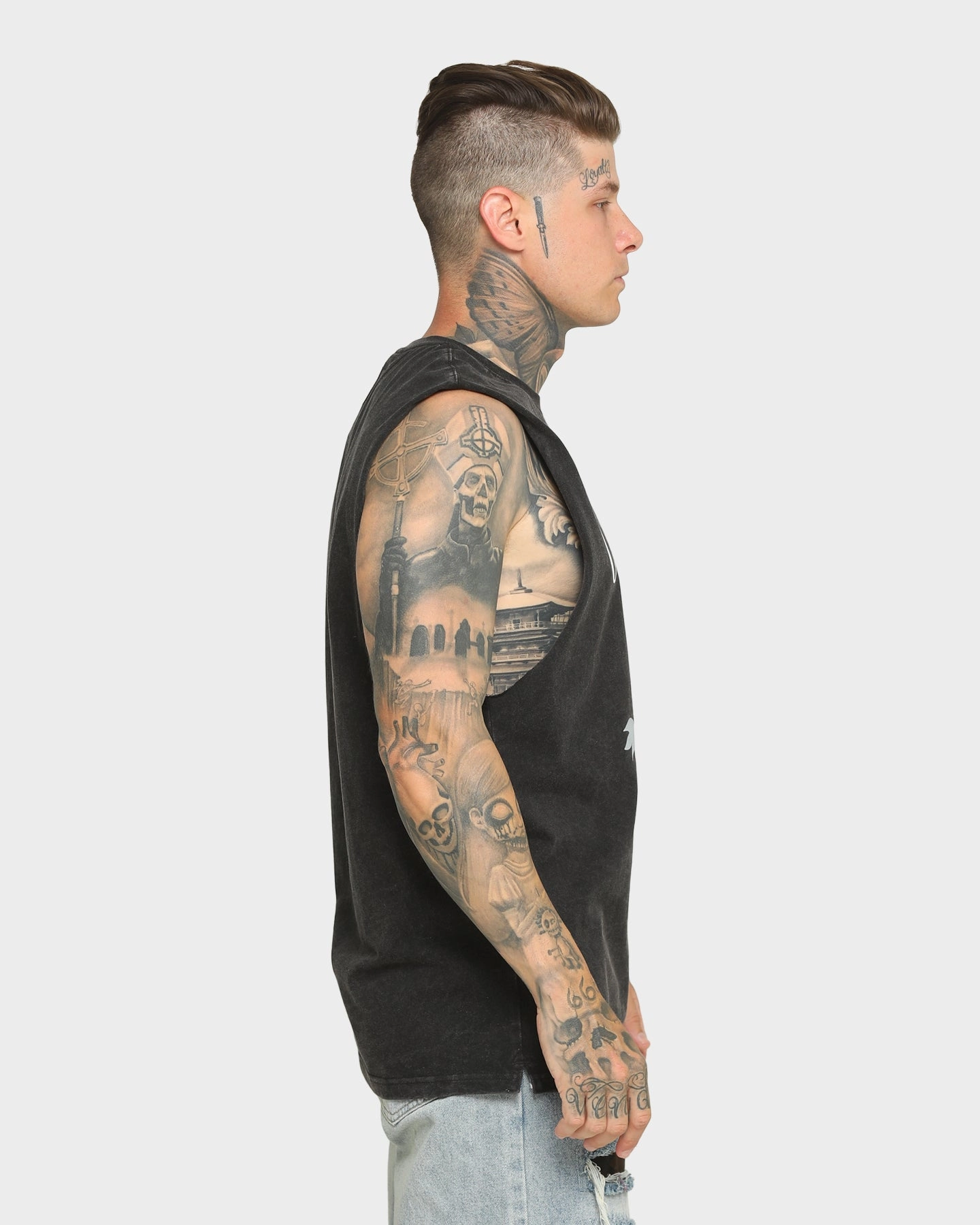 City Smart Fun and Relaxed Carr?? Le Coq Classique Muscle T-Shirt Washed Black