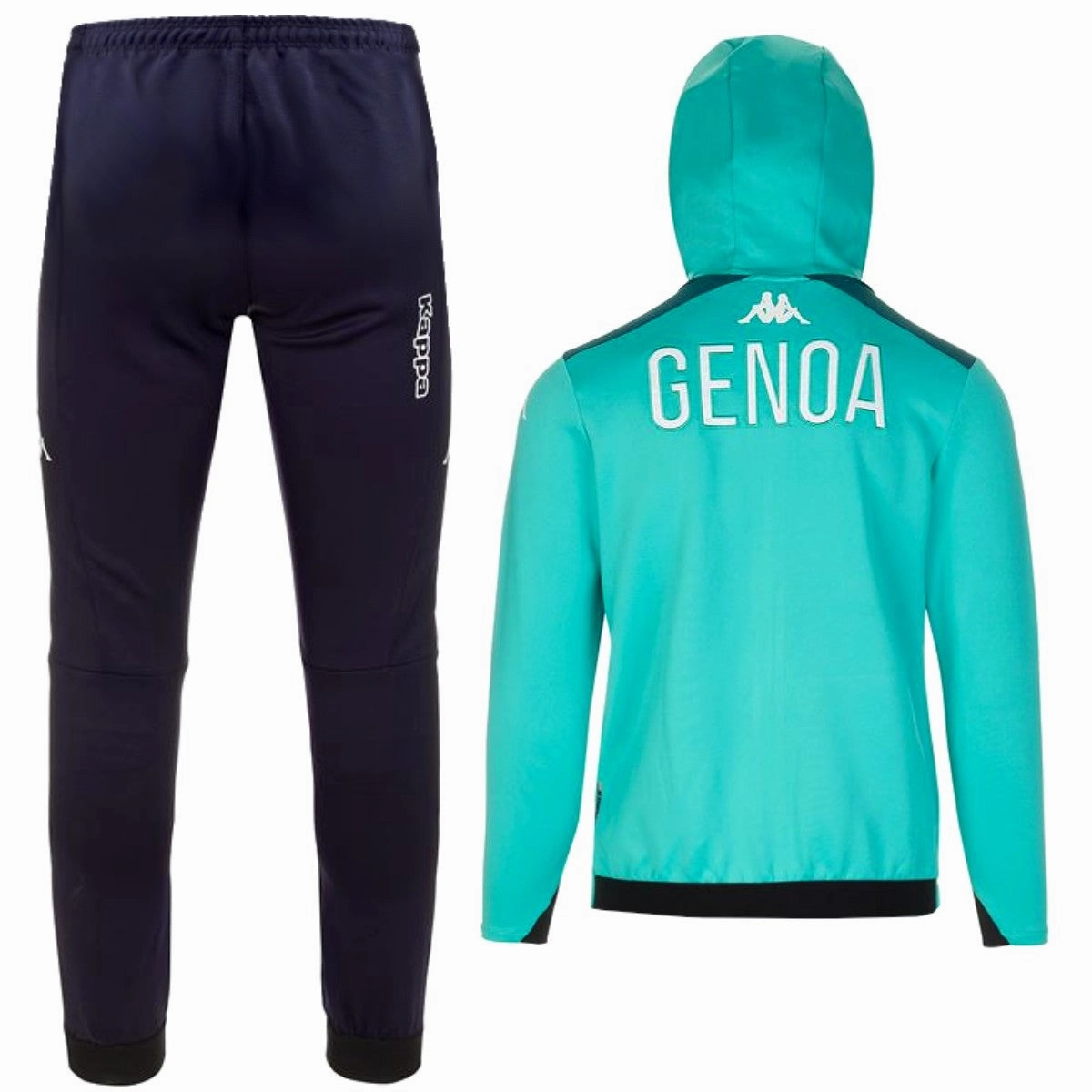 Genoa CFC hooded presentation soccer tracksuit 2021/22 - Kappa Eye-Catching
