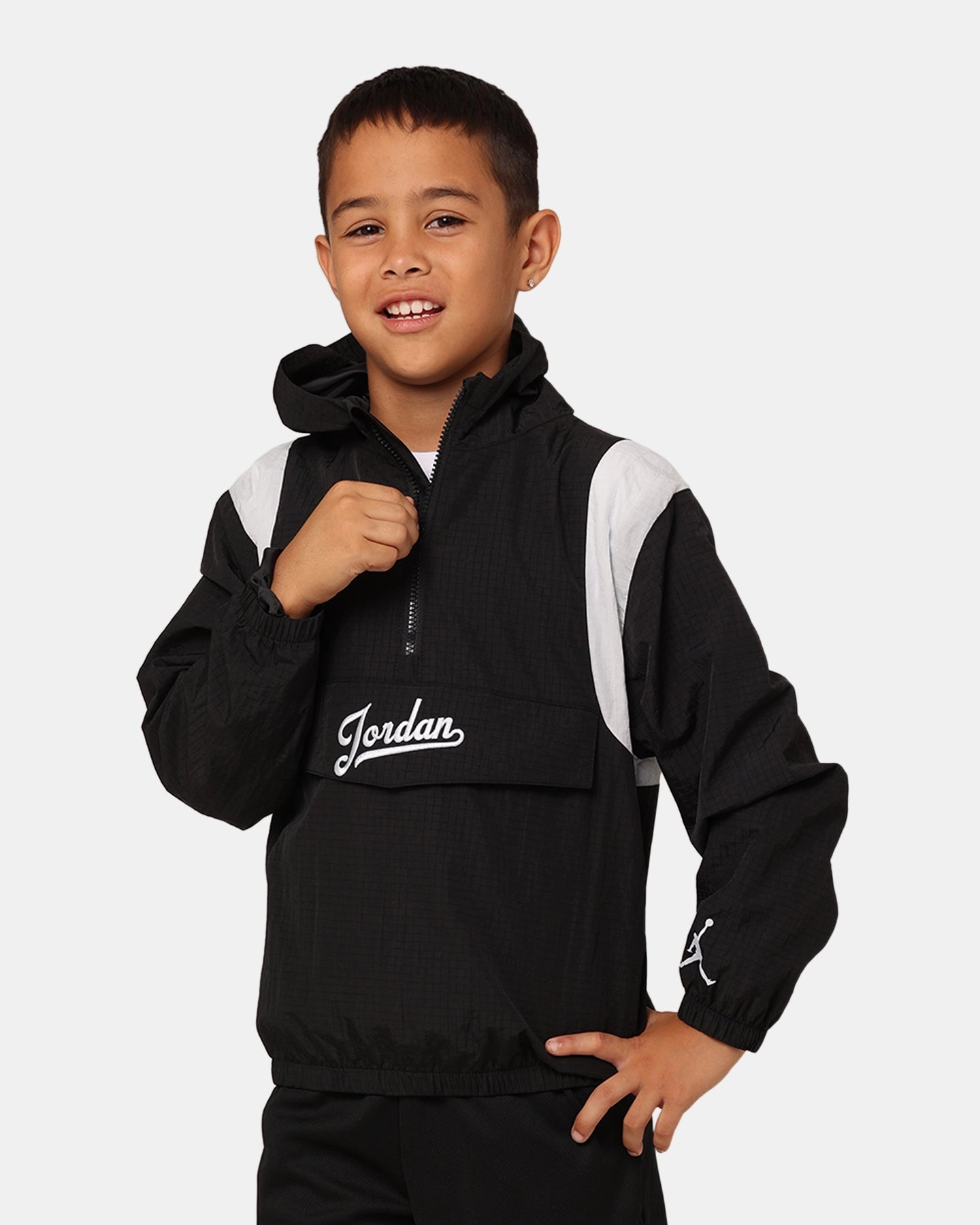 Versatile Layering Jordan Kids' MJ Flight MVP Harbour Jacket Black