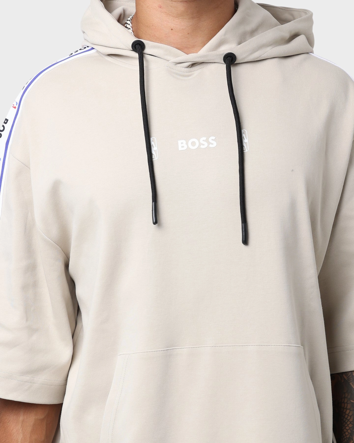 Hugo Boss Hugo Boss X NBA Modern Short Sleeve Hoodie Light Beige cold Save