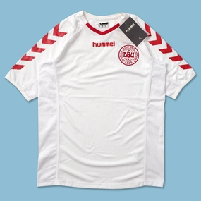 No Slip Gripper Hem Reliable Fit 2003 Hummel Denmark Jersey Small