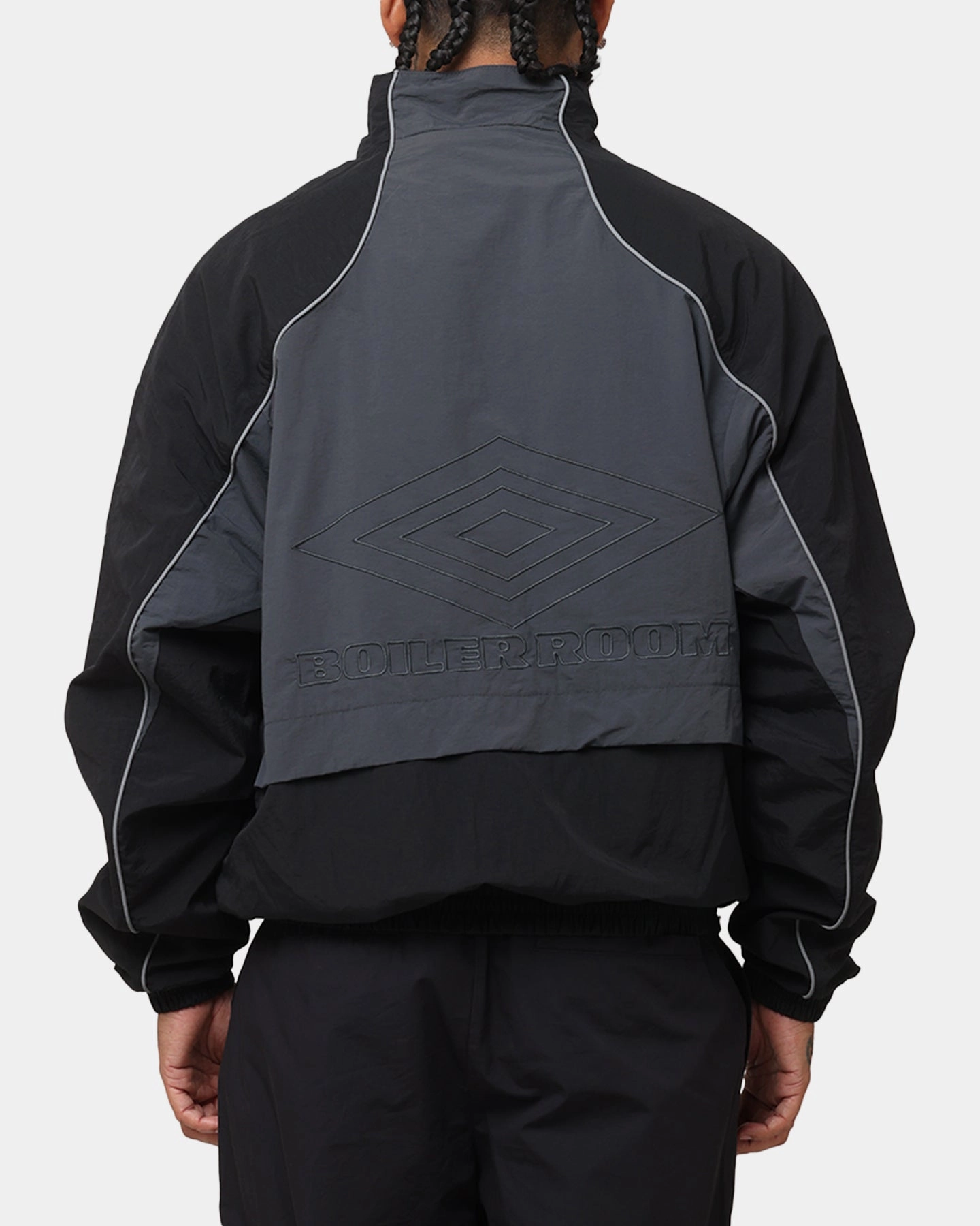 Show Boiler Room X Umbro Shell Jacket Black