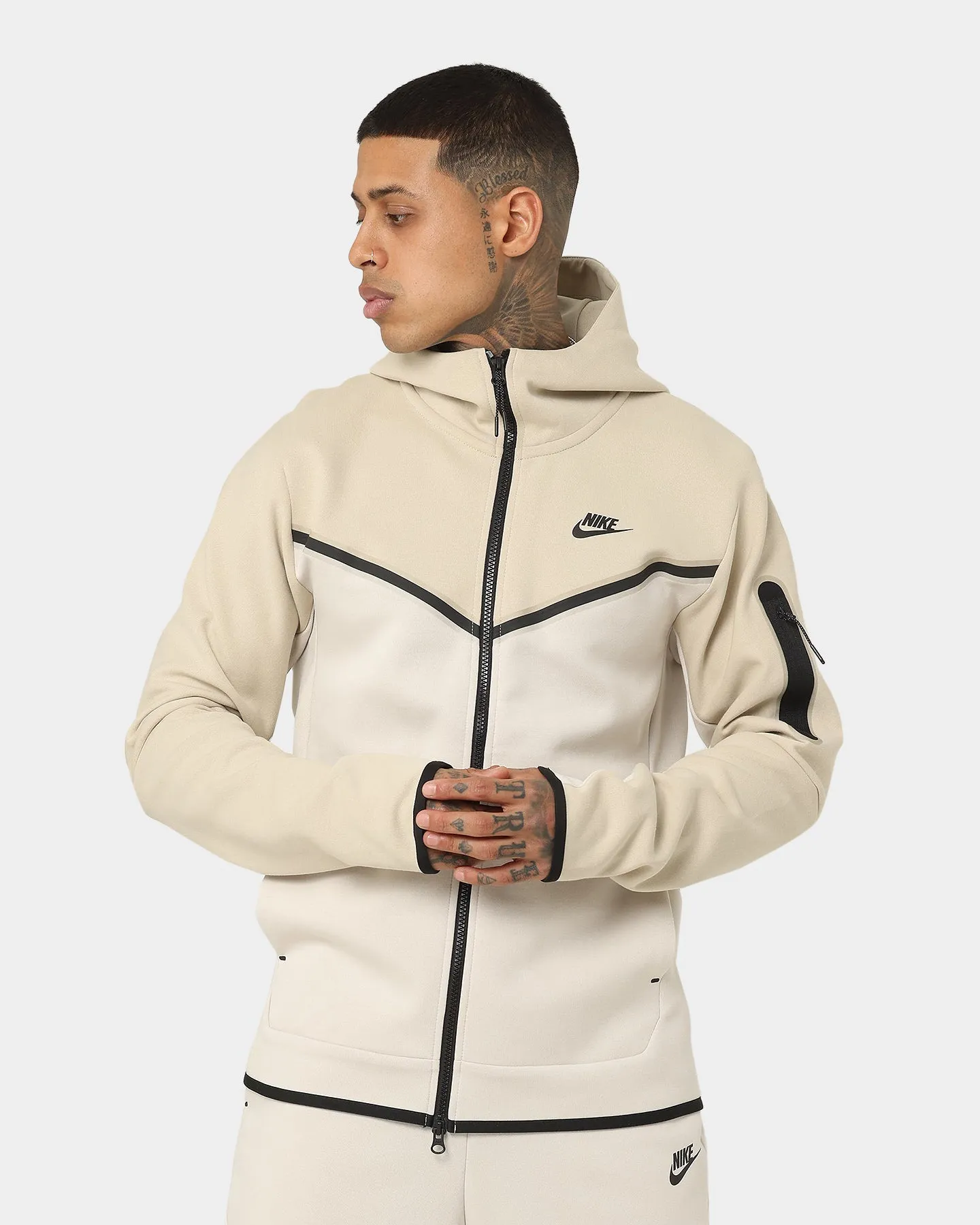 Layered suitable for educational purposes Nike Sportswear Tech Fleece Full Zip Hoodie Rattan