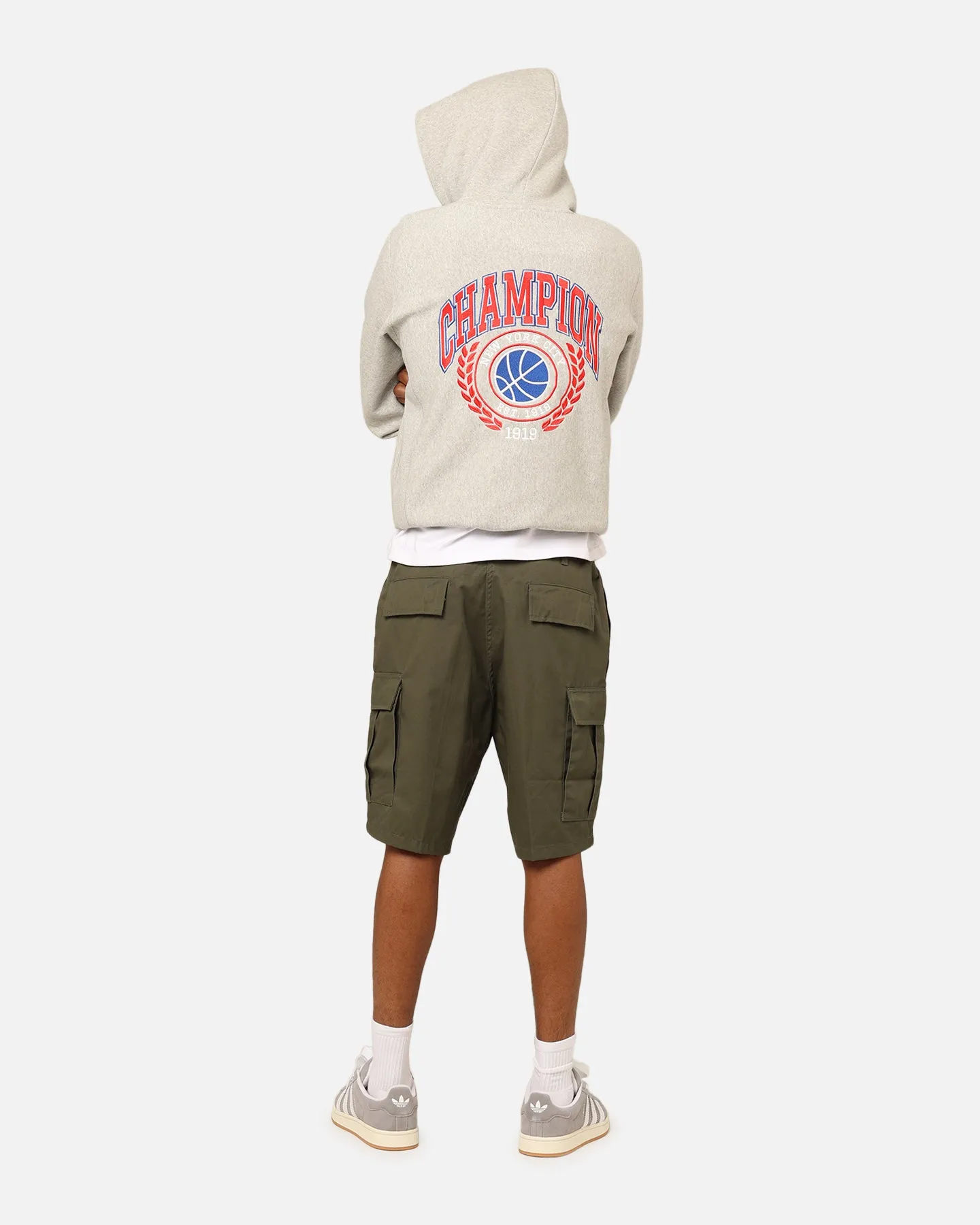 Champion Reverse Weave Field Basketball Hoodie Oxford Heather Dance snowboarder