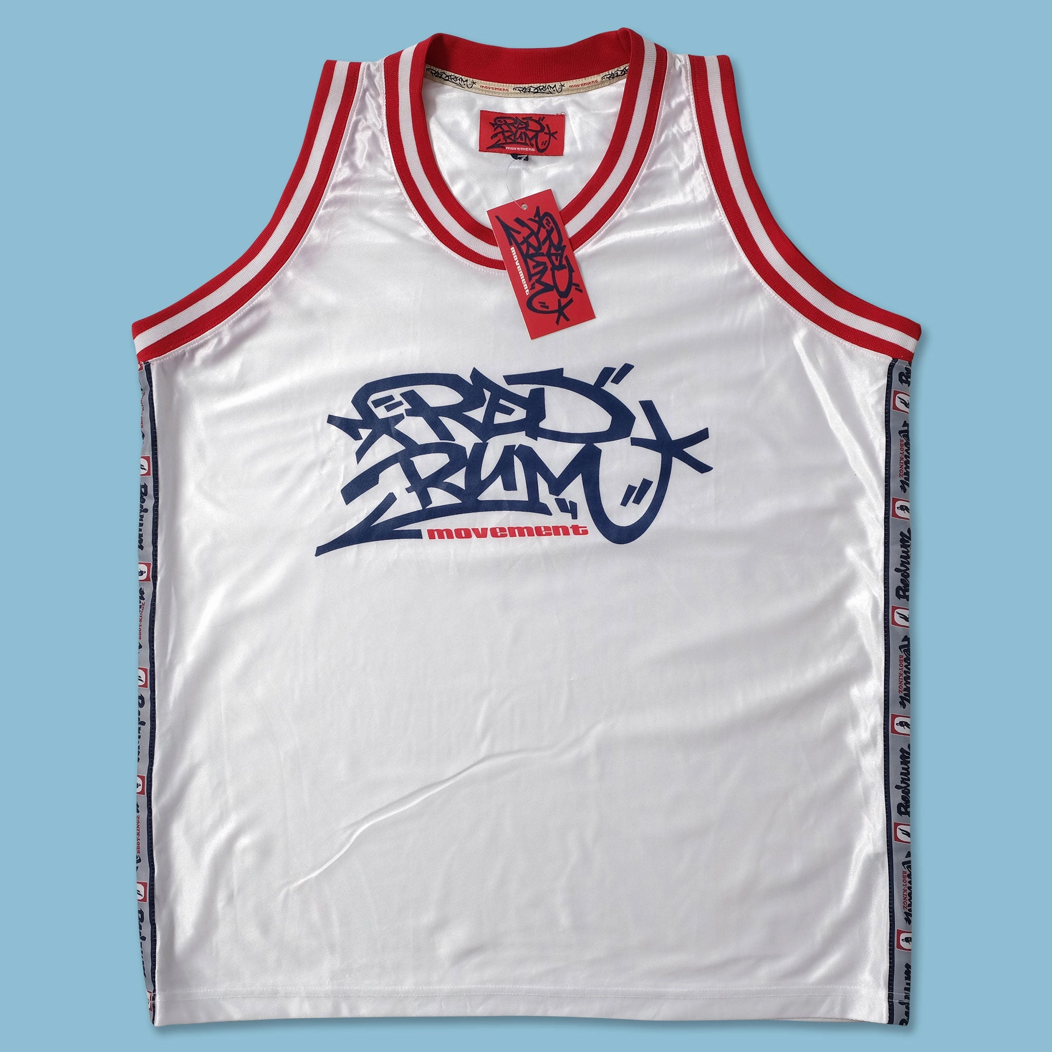 Y2K Redrum Basketball Jersey Anti Slip Hem Guard