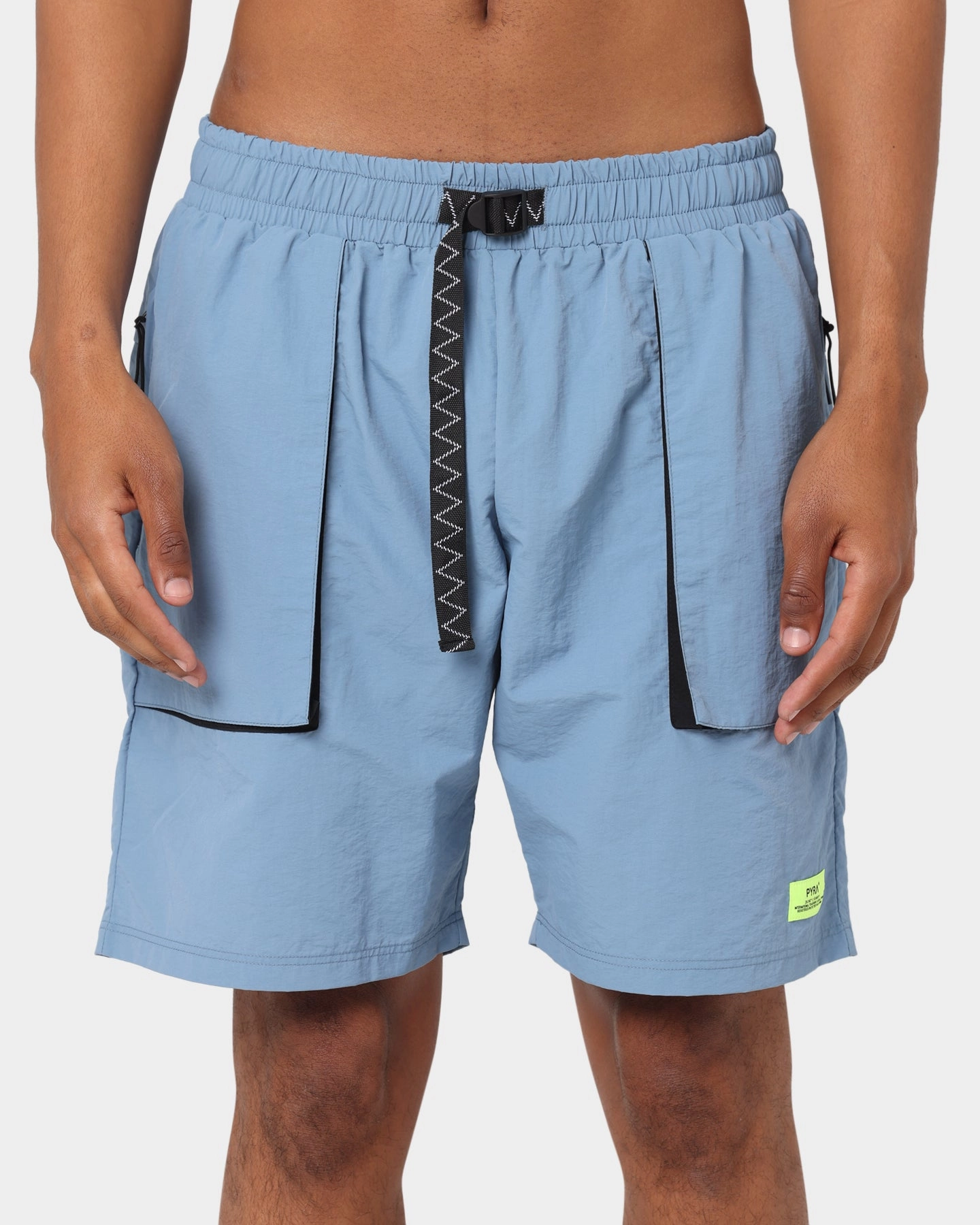 PYRA Future Nylon Shorts Blue Clean Aesthetic Budget - friendly