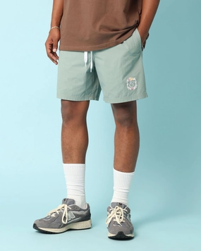 Carr?? Club Carr?? Shorts Green Layered Hem Detail Double Layered Knees