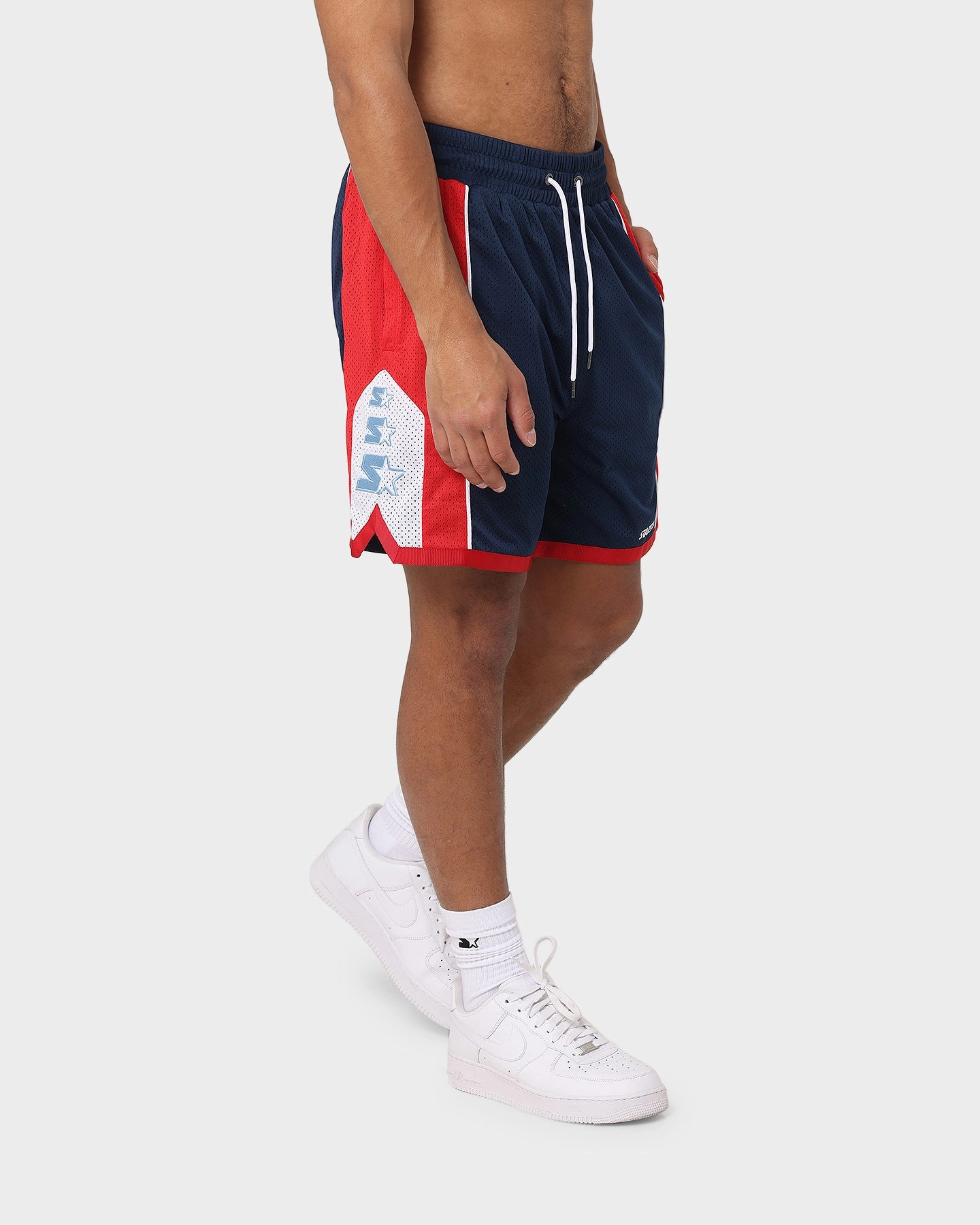 tall size TearResistantBuild Starter Downtown Basketball Shorts Navy