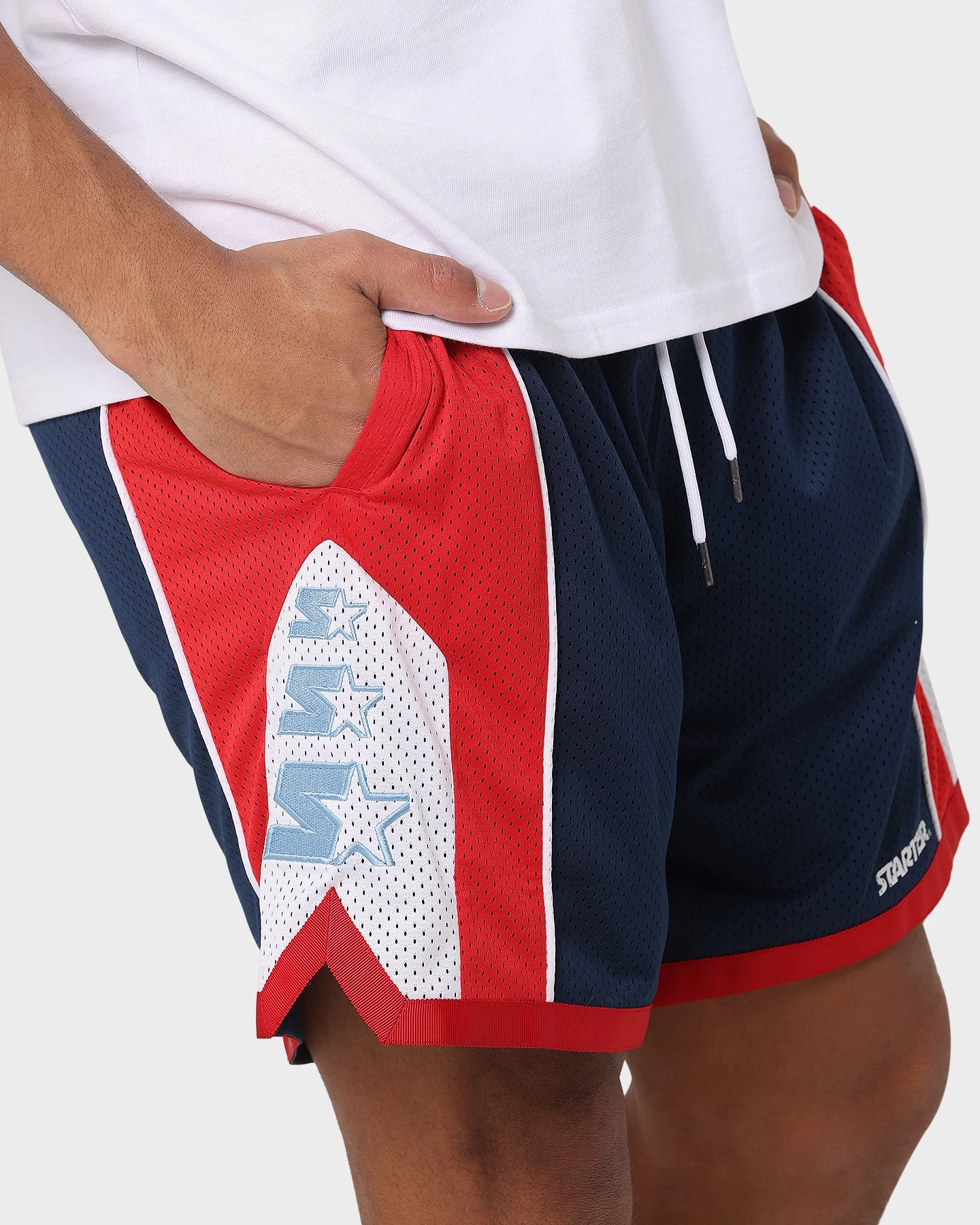 Starter Downtown Basketball Shorts Navy Daily Essential Sustainable Manufacturing
