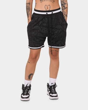 Saint Morta Paisley Olympus Ball Shorts Black/Black Fun Prints Anniversary Gift