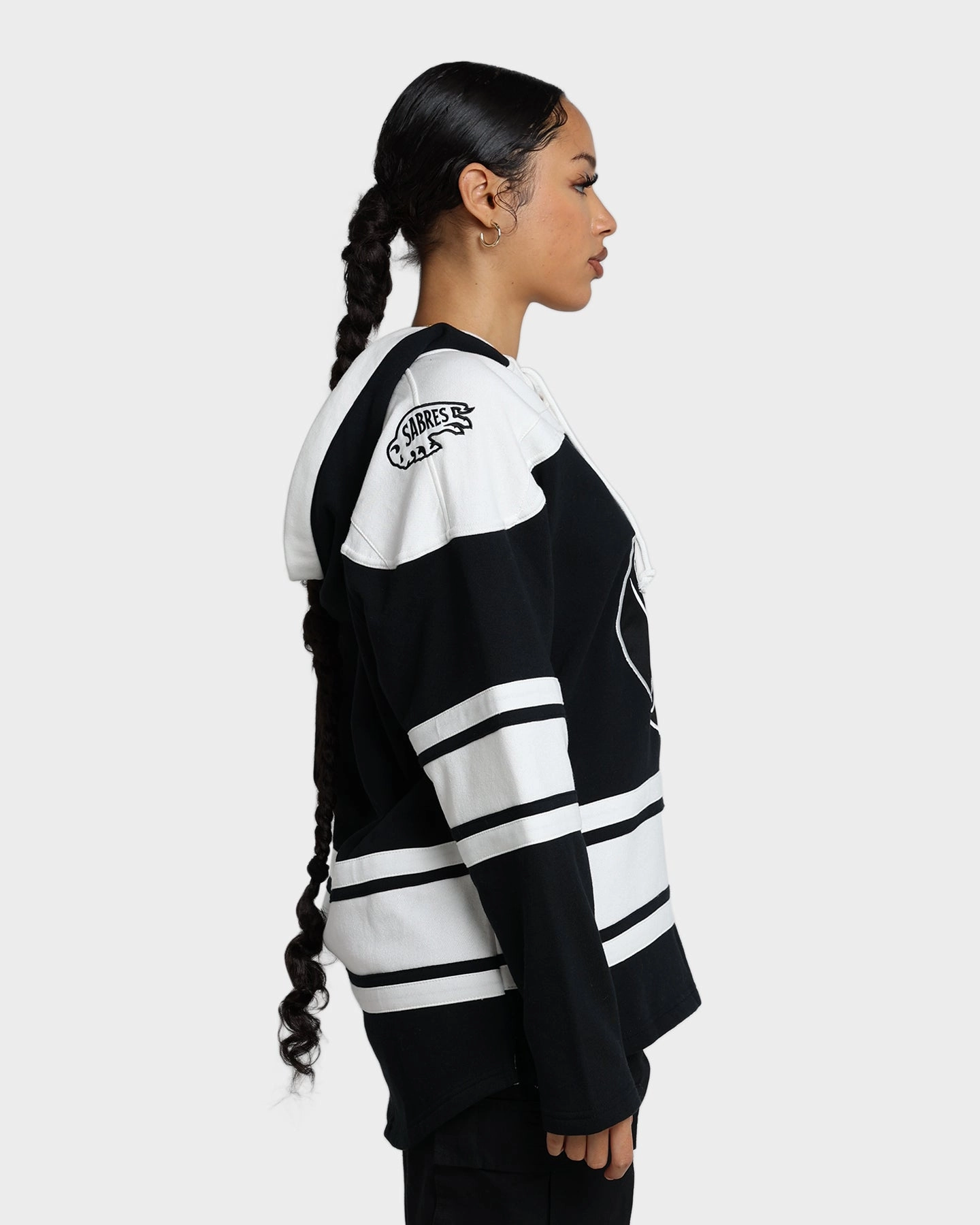 47 Brand Buffalo Sabres Superior Lacer Hoodie Jet Black All weather Weekend Fit