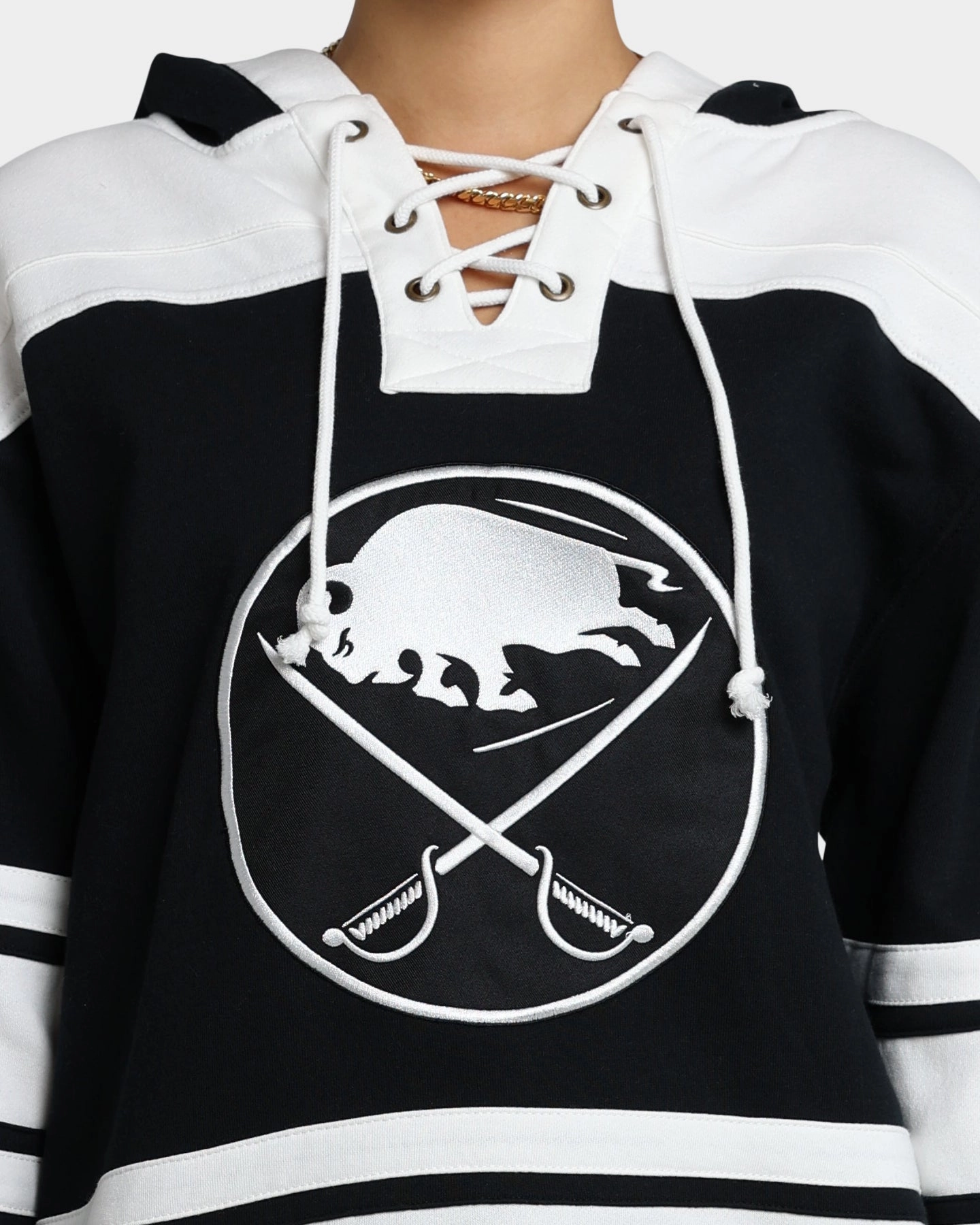 Poise High-Performance Wear 47 Brand Buffalo Sabres Superior Lacer Hoodie Jet Black