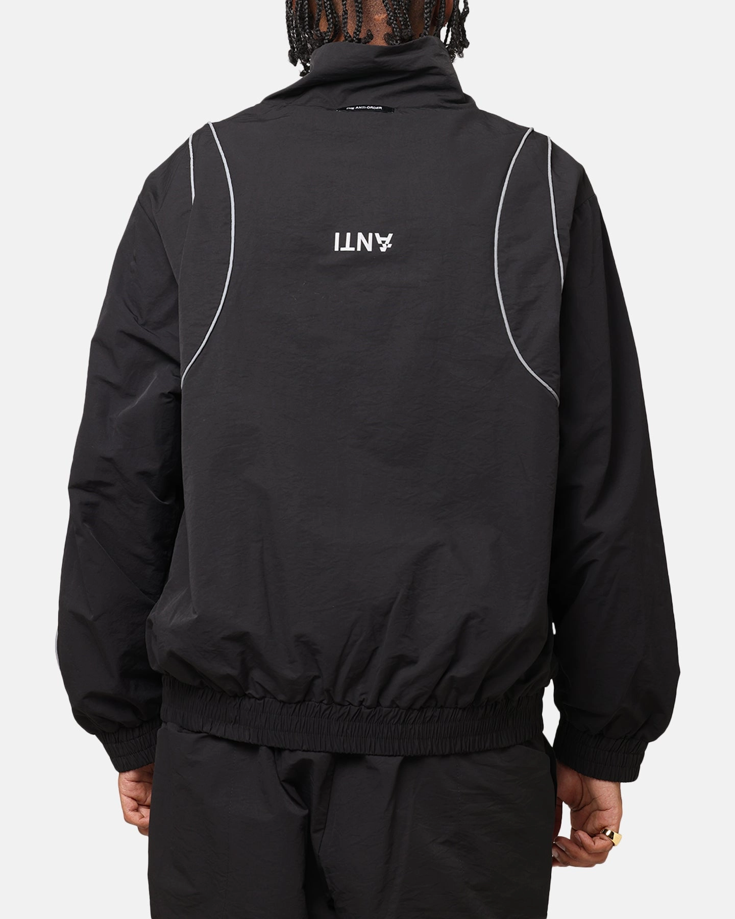 Aim The Anti Order Stereo Nylon Track Jacket Black