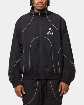 suitable for e commerce The Anti Order Stereo Nylon Track Jacket Black